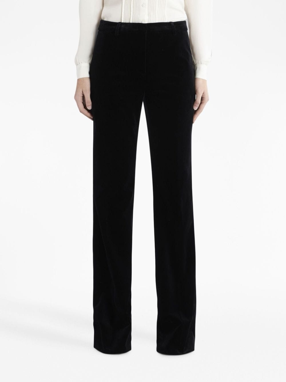 flared velvet trousers - 3