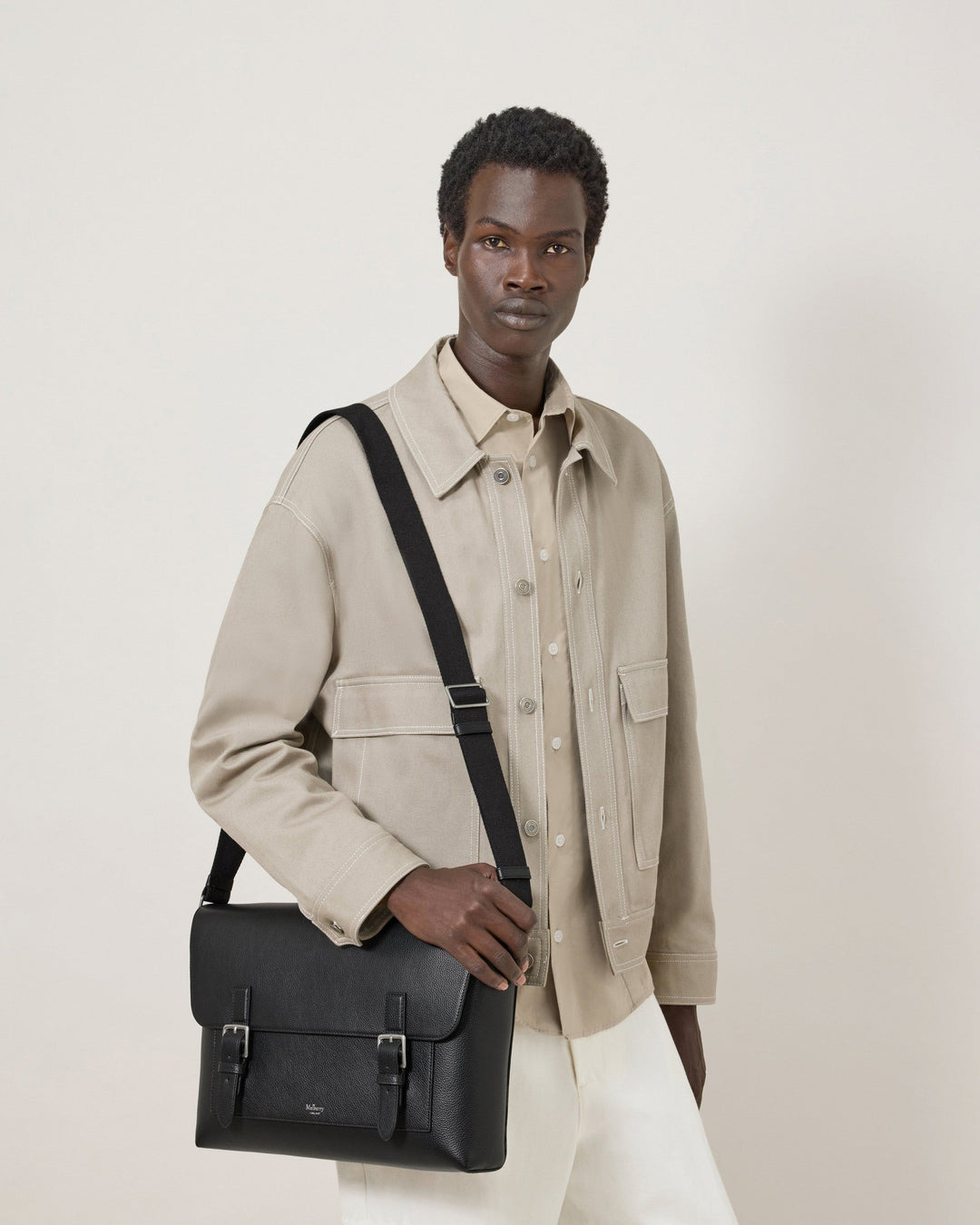 Chiltern Crossbody Messenger Black Small Classic Grain - 2