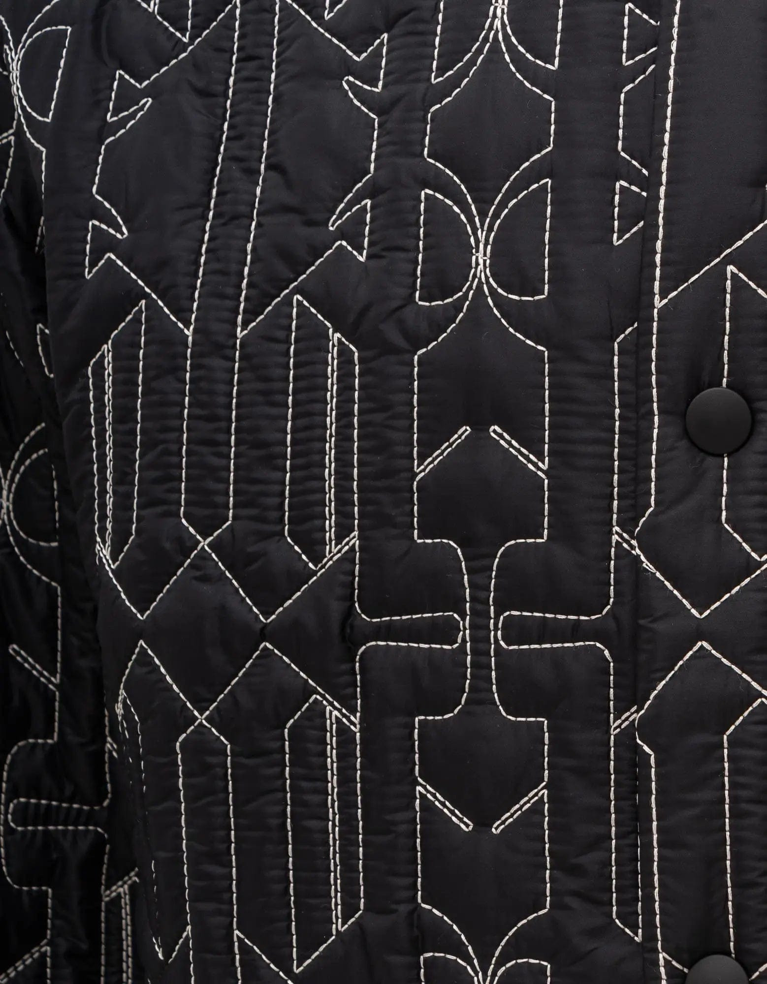 Palm Angels Grey All-over Monogram Overshirt - 3