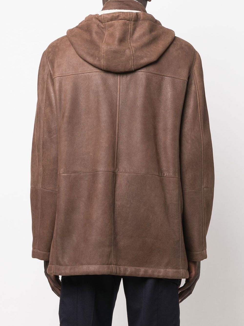 detachable hood-detail coat - 4