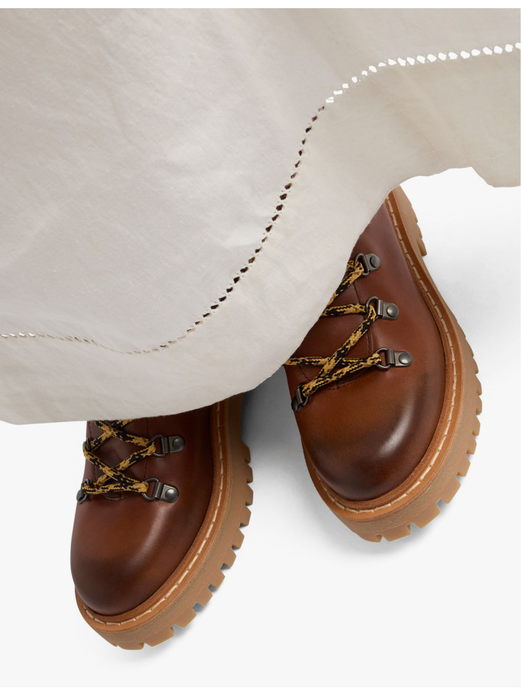 Brand-plaque leather ankle boots - 2