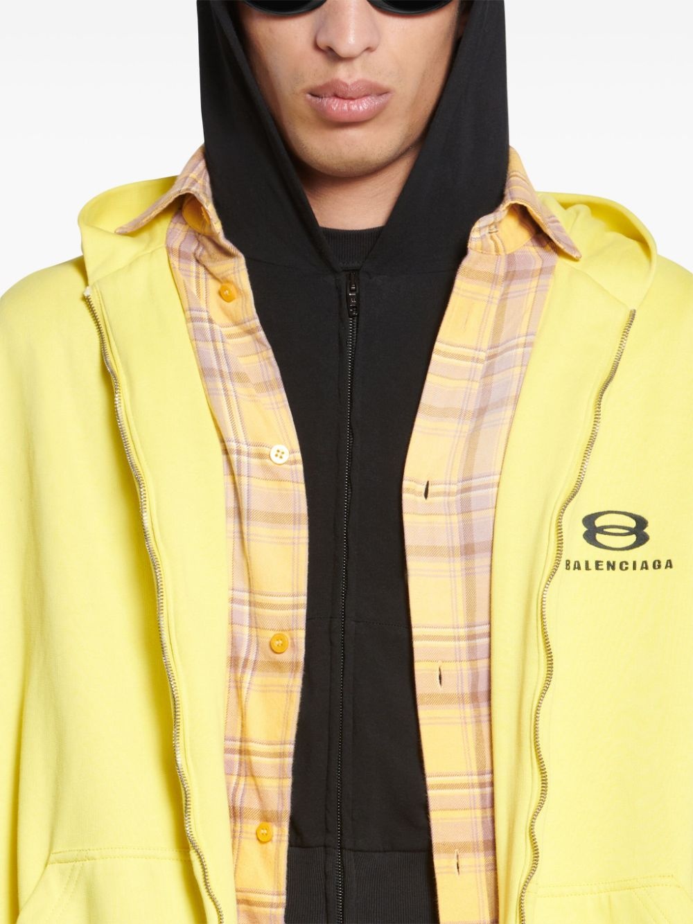BALENCIAGA Unity Sports Icon hooded jacket | REVERSIBLE