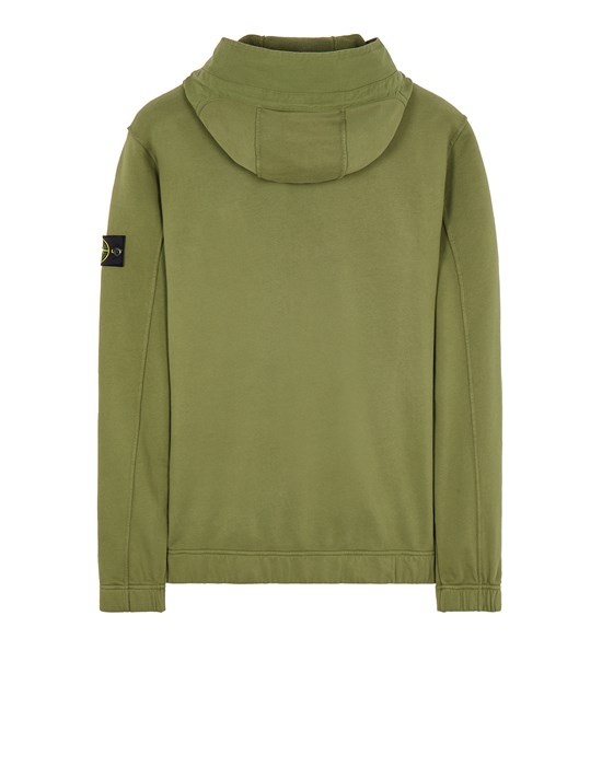 62051 COTTON FLEECE_GARMENT DYED OLIVE GREEN - 2