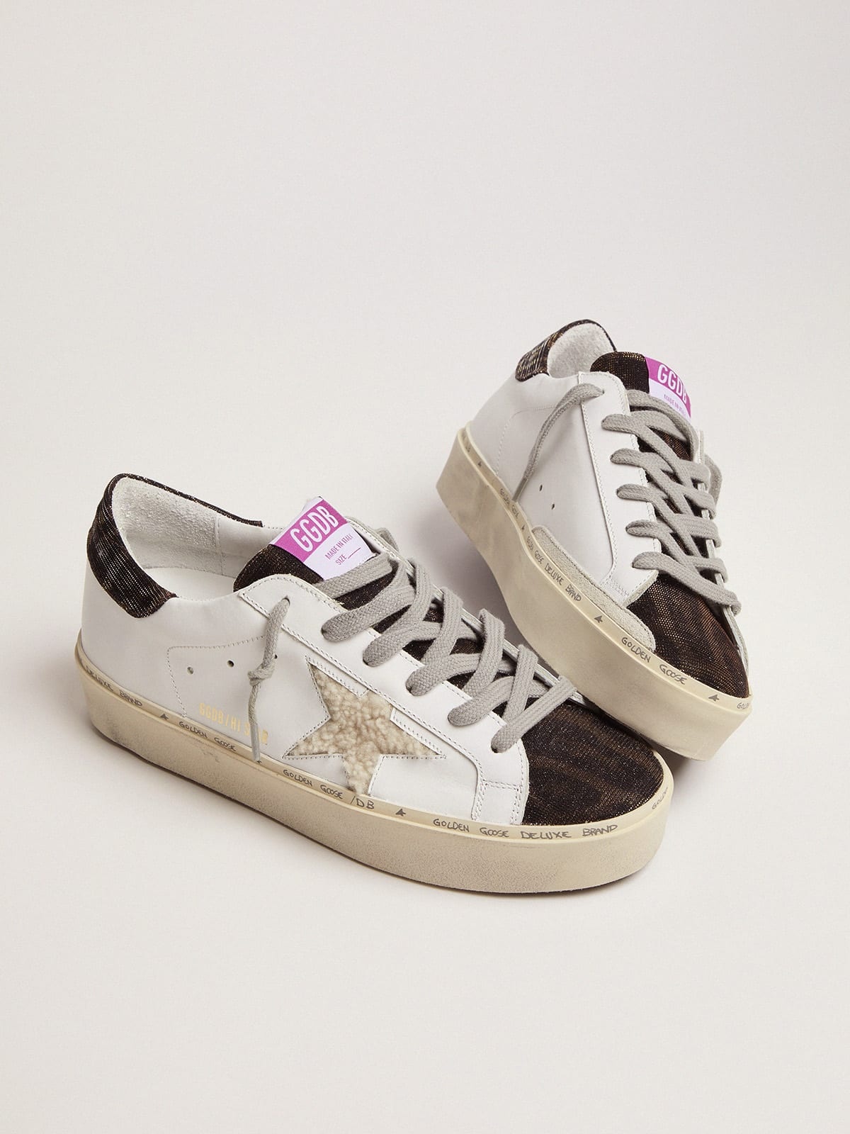 Hi Star sneakers with shearling star and leopard-print tongue - 2