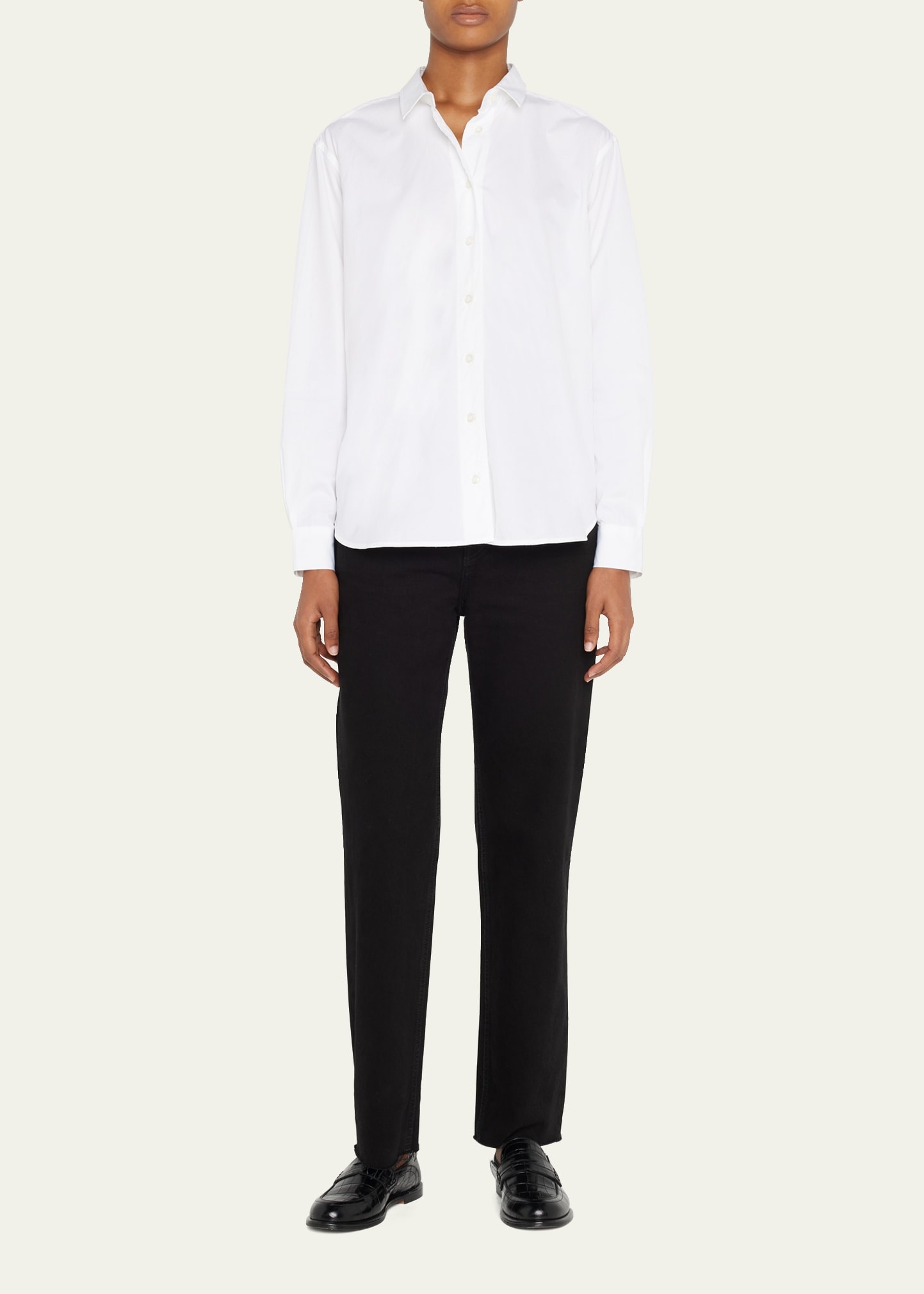 Organic Cotton Button-Front Shirt - 2