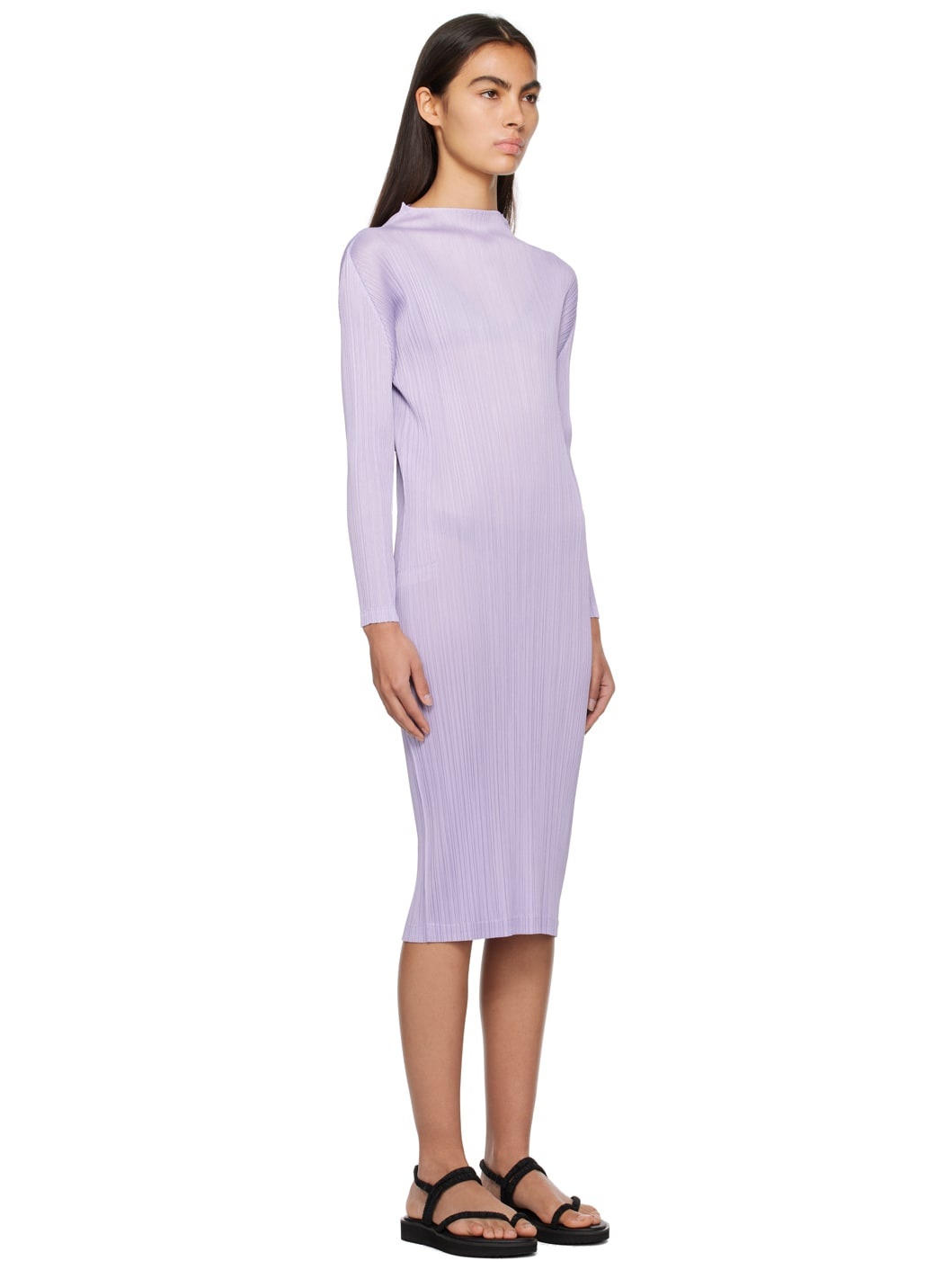 Purple Monthly Colors October Midi Dress - 2