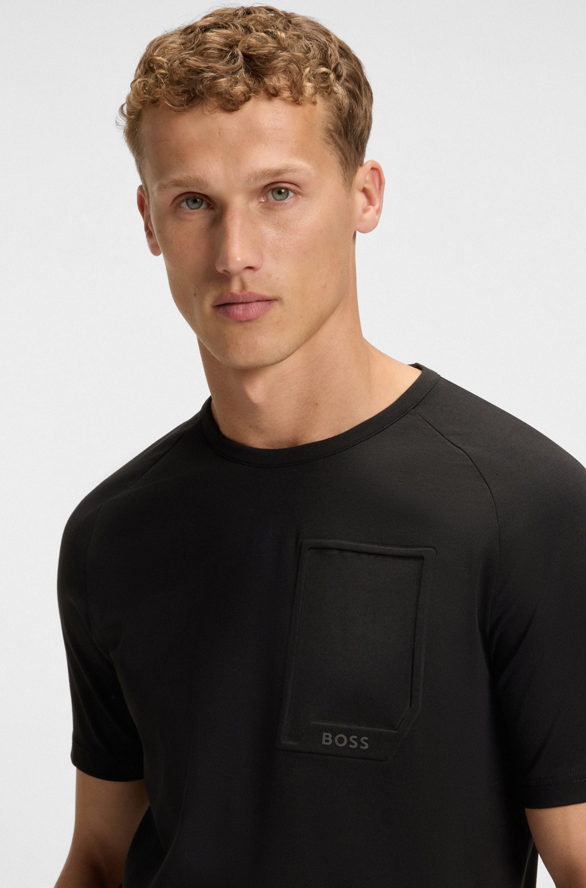 STRETCH-COTTON T-SHIRT WITH MOISTURE-WICKING COMFORT - 3