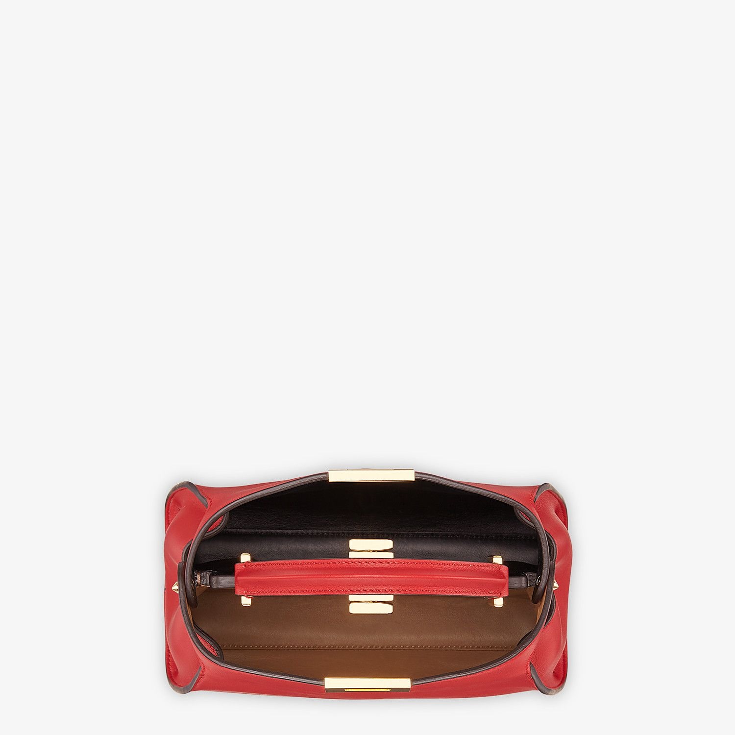 Red leather bag - 4