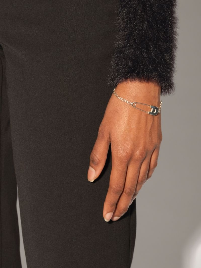 "A" SAFETY PIN BRACELET - 2