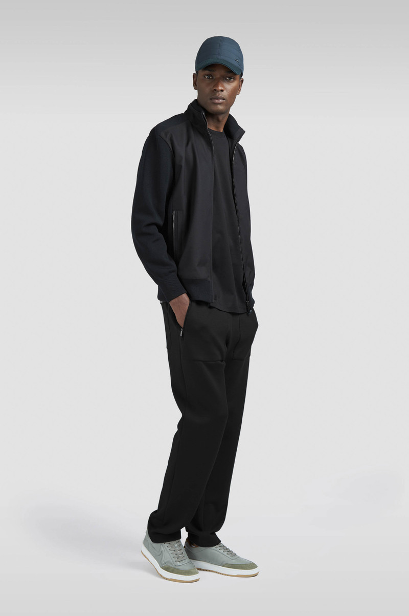 Paul & Shark SUPIMA® COTTON TRACKPANTS WITH SHARK FIN EMBROIDERY outlook
