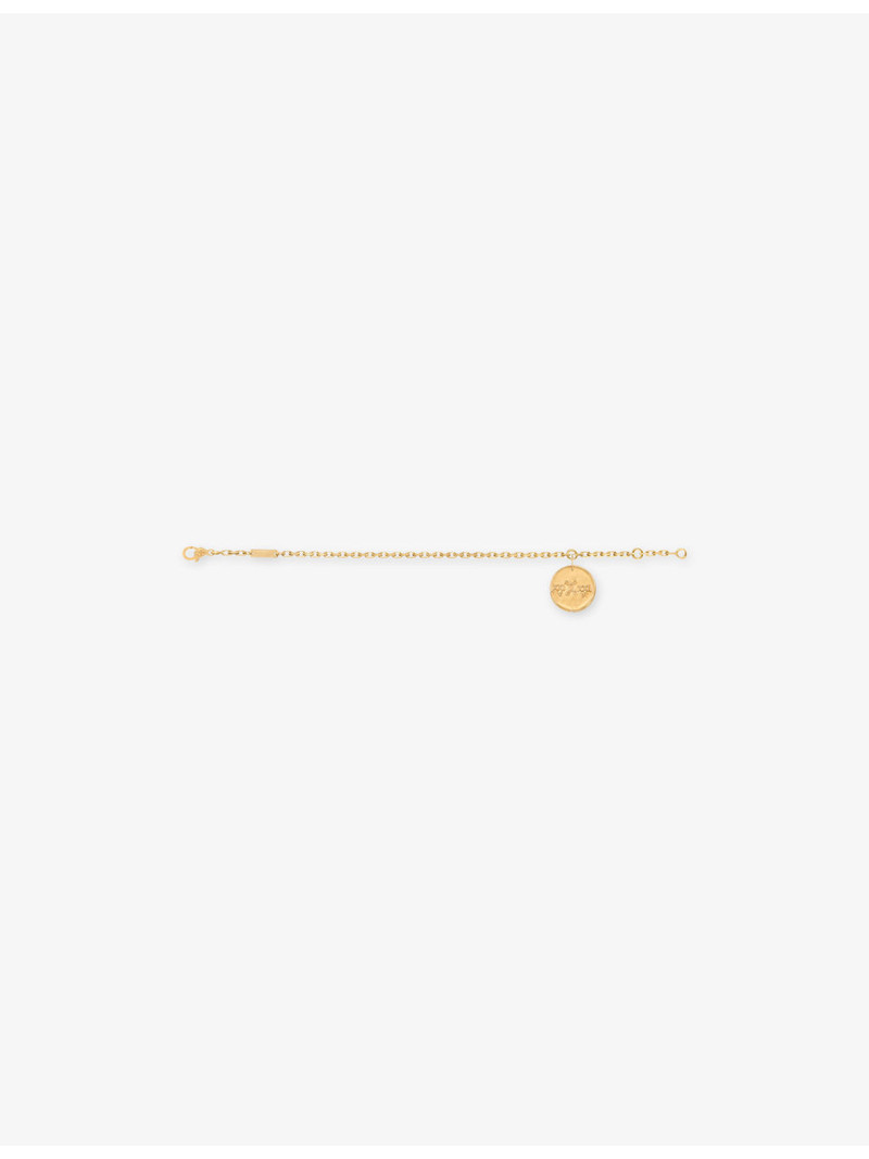 Van Cleef & Arpels Zodiaque Medal Gemini 18ct Yellow-Gold Bracelet outlook