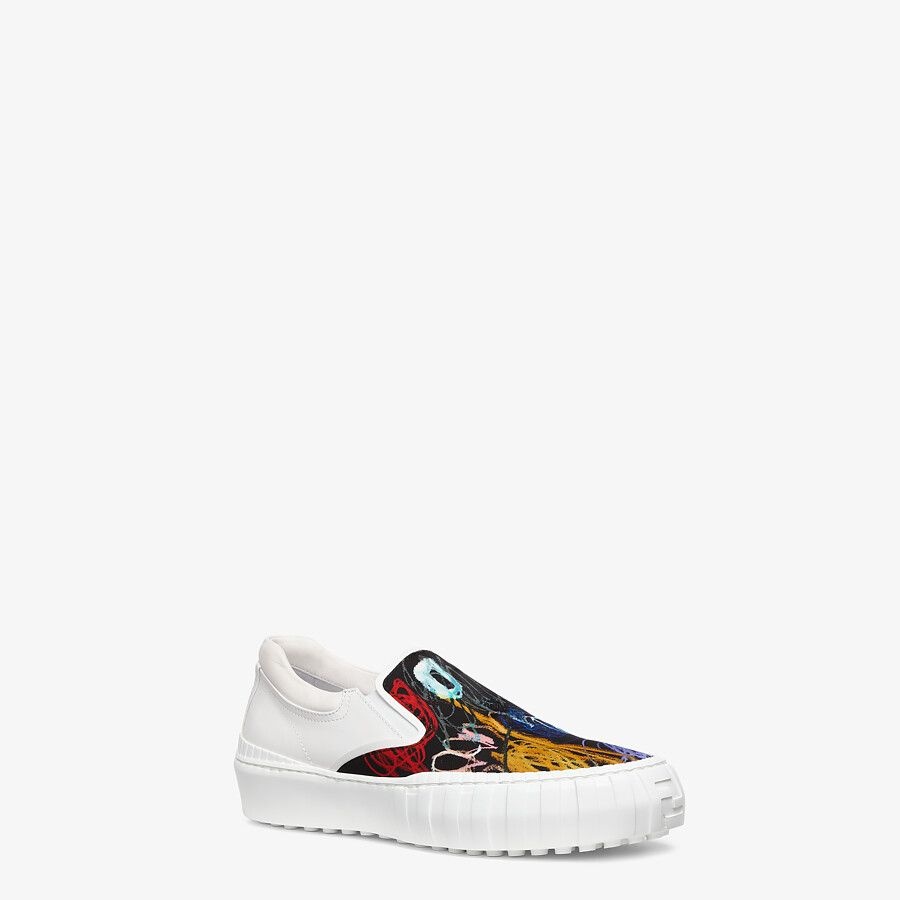 Multicolor nylon low-tops - 2