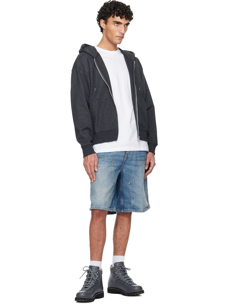 Carhartt Blue OG Aden Double Knee Denim Shorts outlook