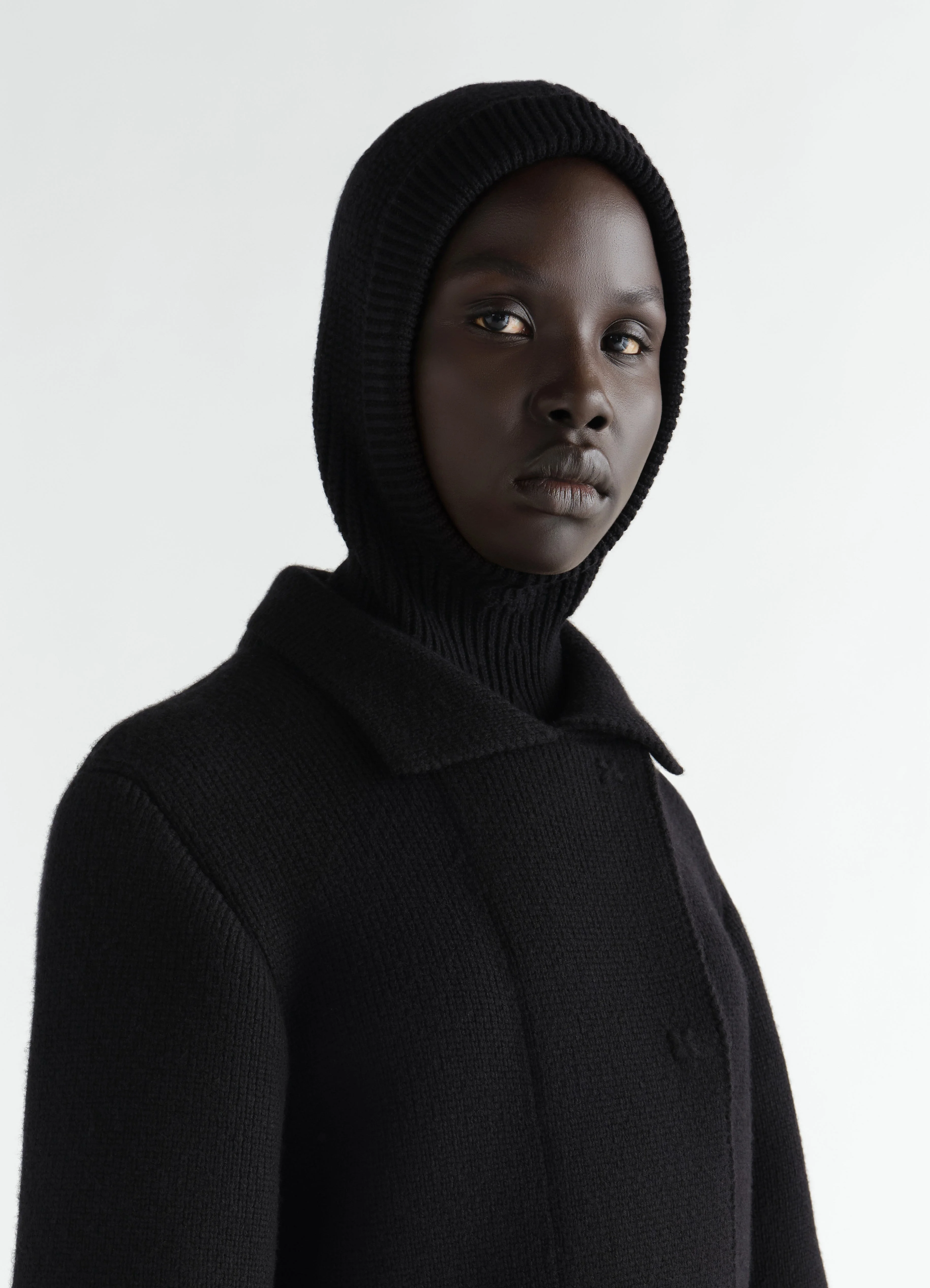 BALACLAVA IN WORSTED WOOL - 1
