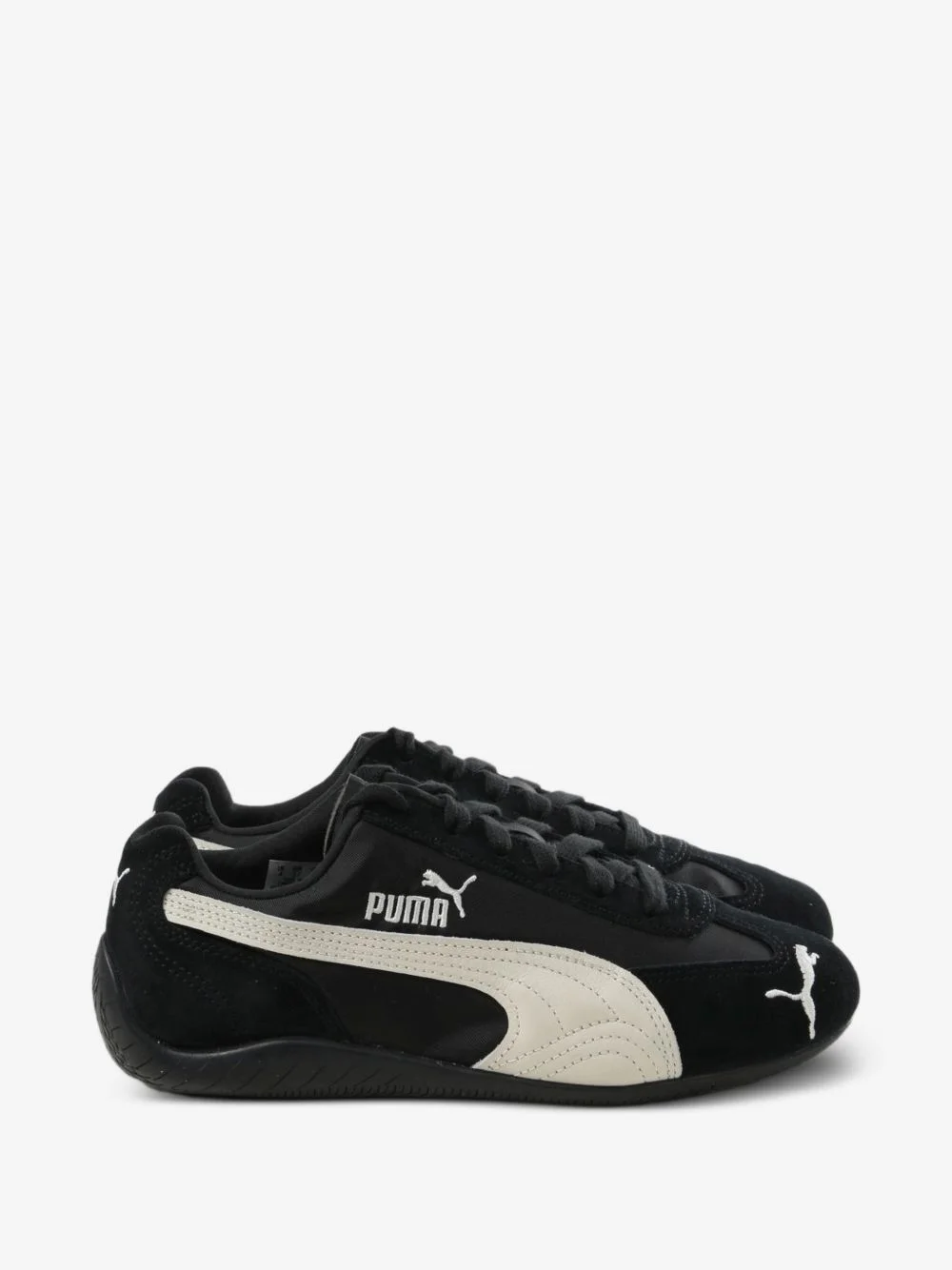 Speedcat logo-embroidered panelled sneakers - 1