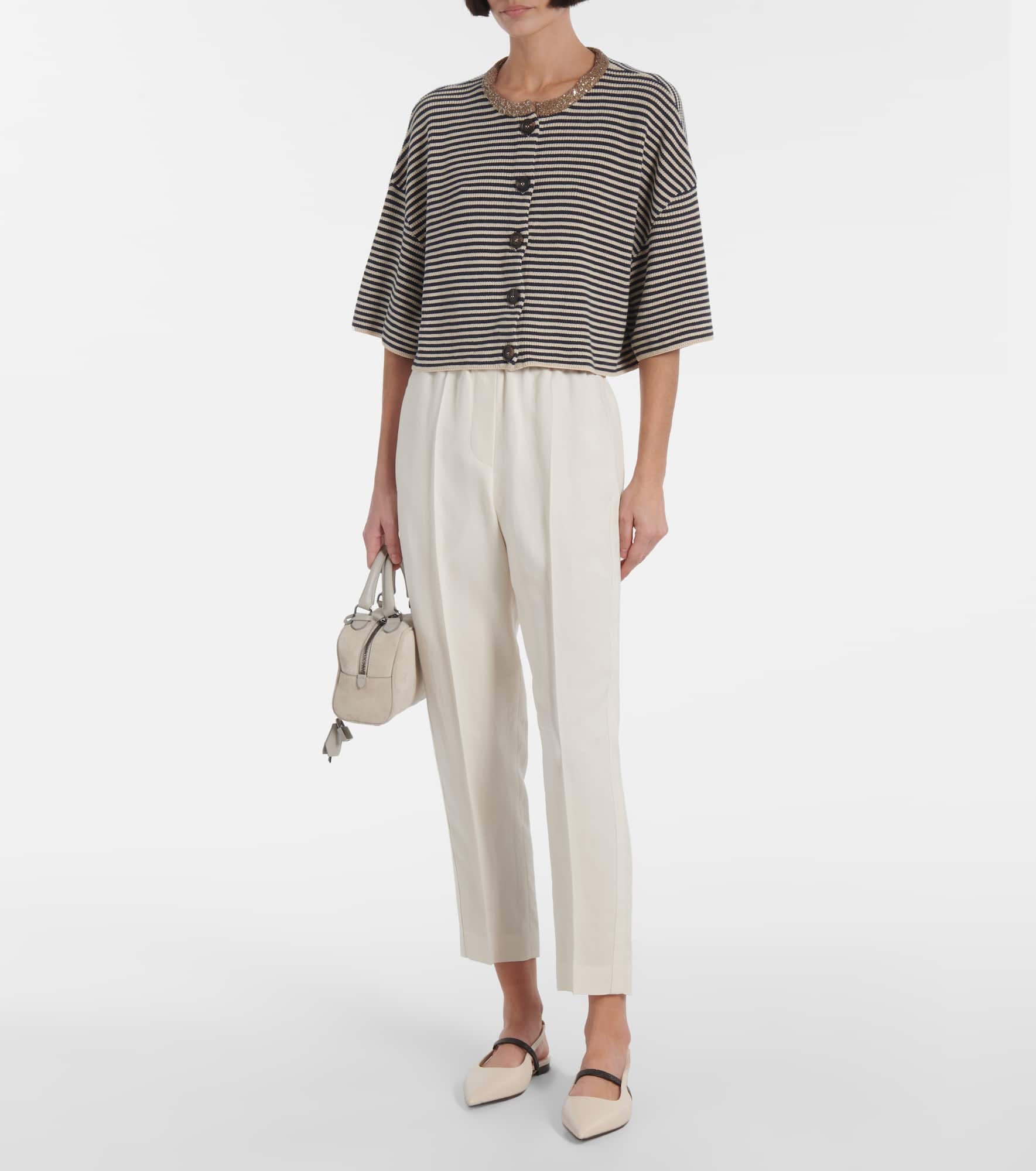 Twill tapered pants - 2