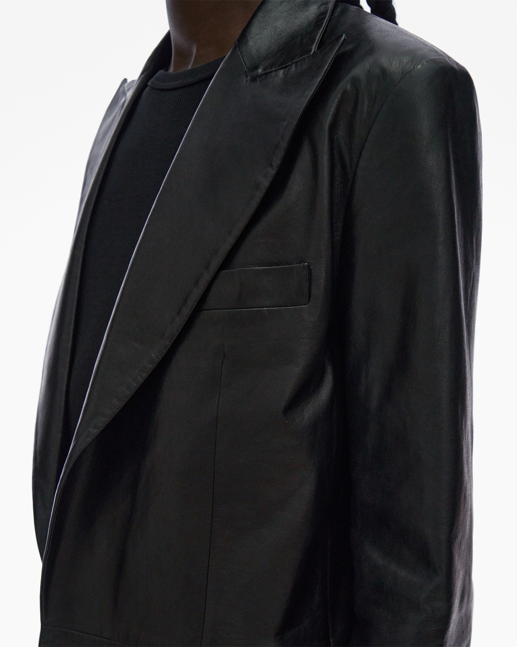 LEATHER BLAZER - 6