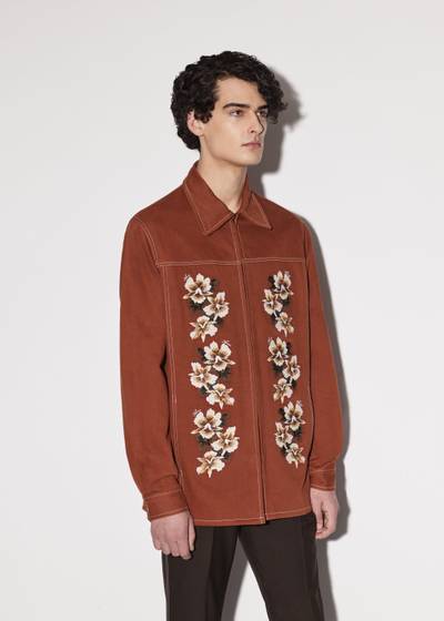 AMIRI HIBISCUS ZIP SHIRT outlook