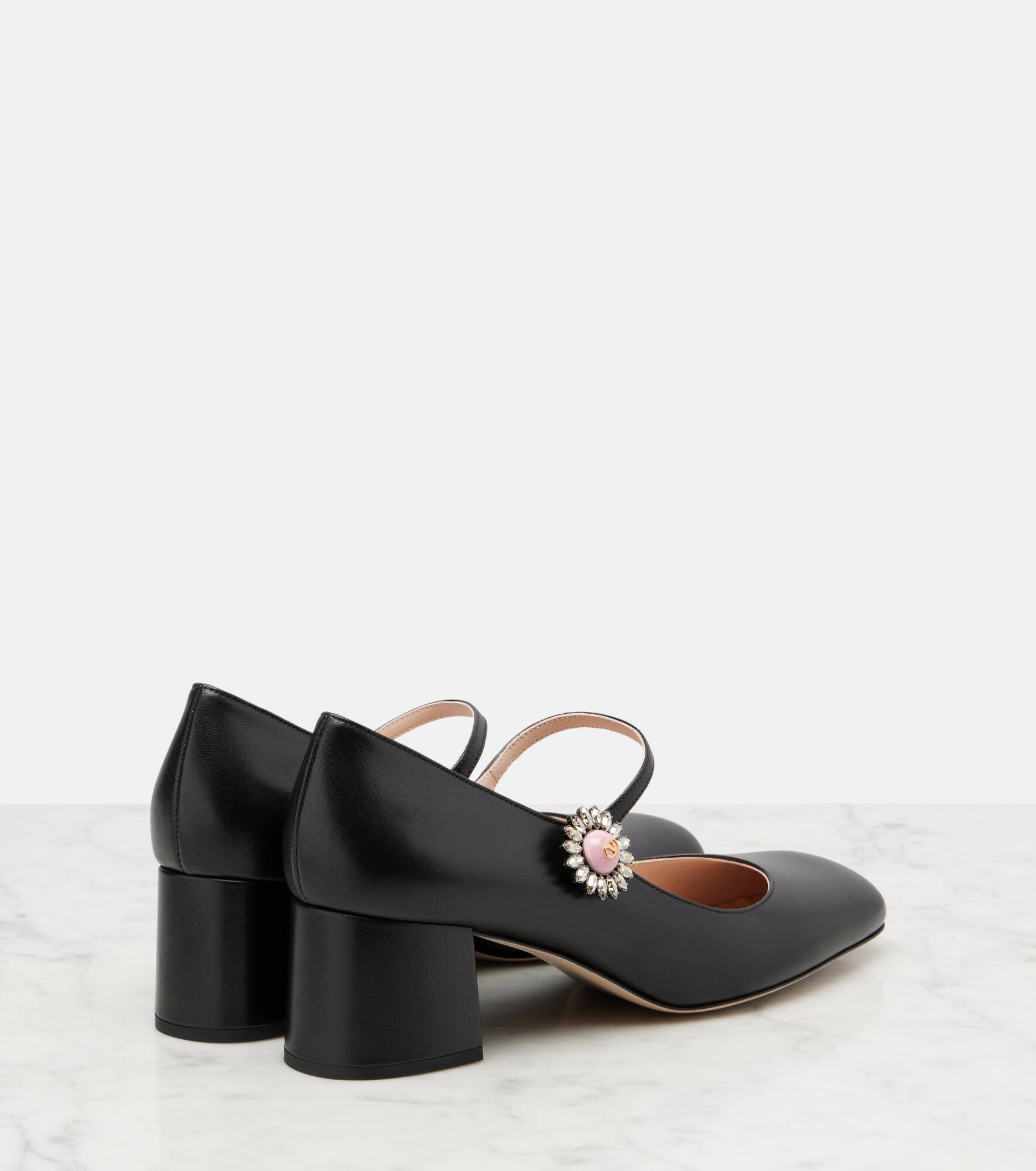 Daisy Jewel 55 leather Mary Jane pumps - 2
