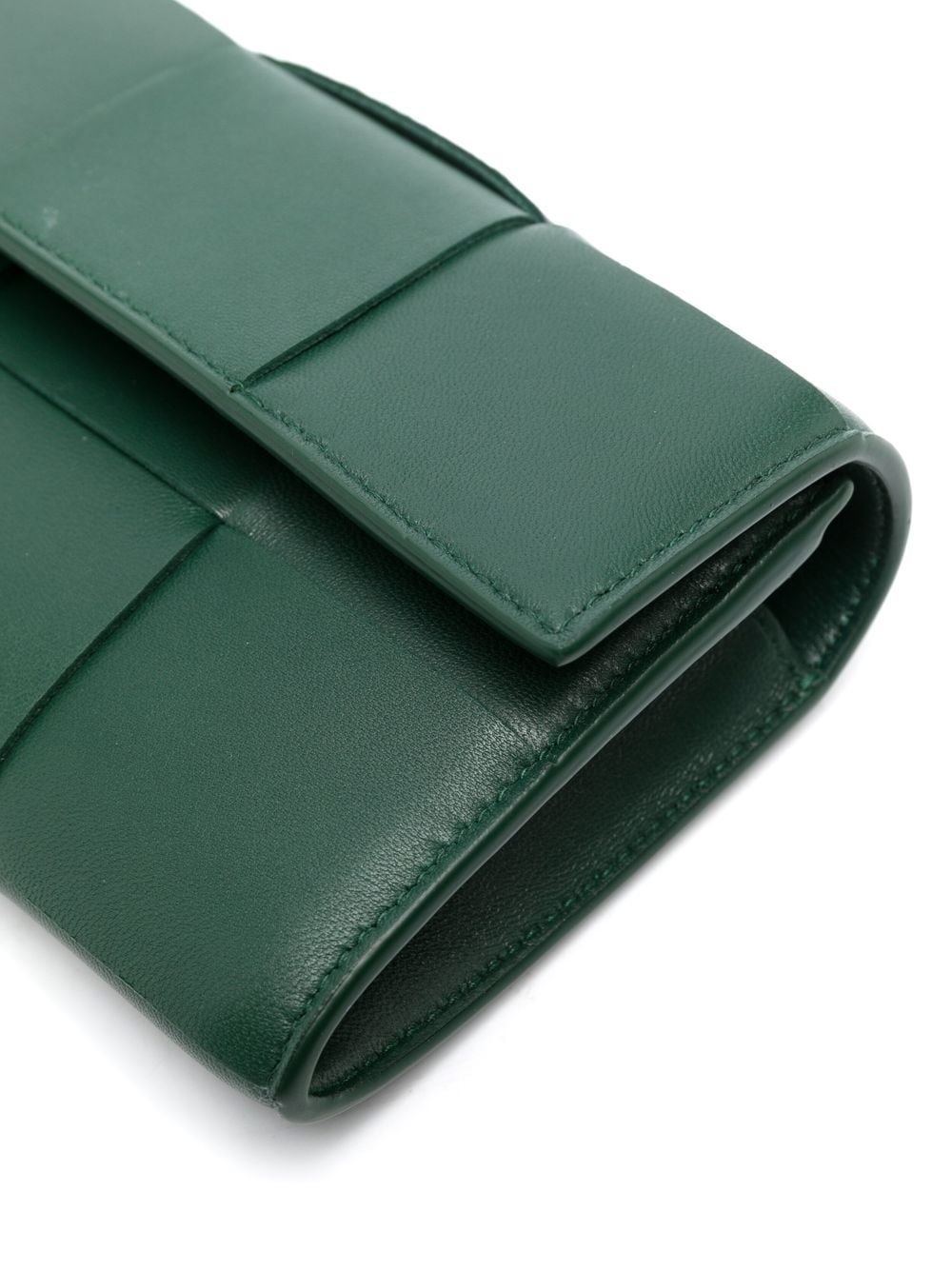 Cassette leather clutch bag - 4