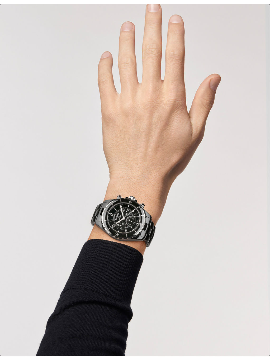 H0940 J12 Chronograph ceramic and stainless-steel automatic watch - 2