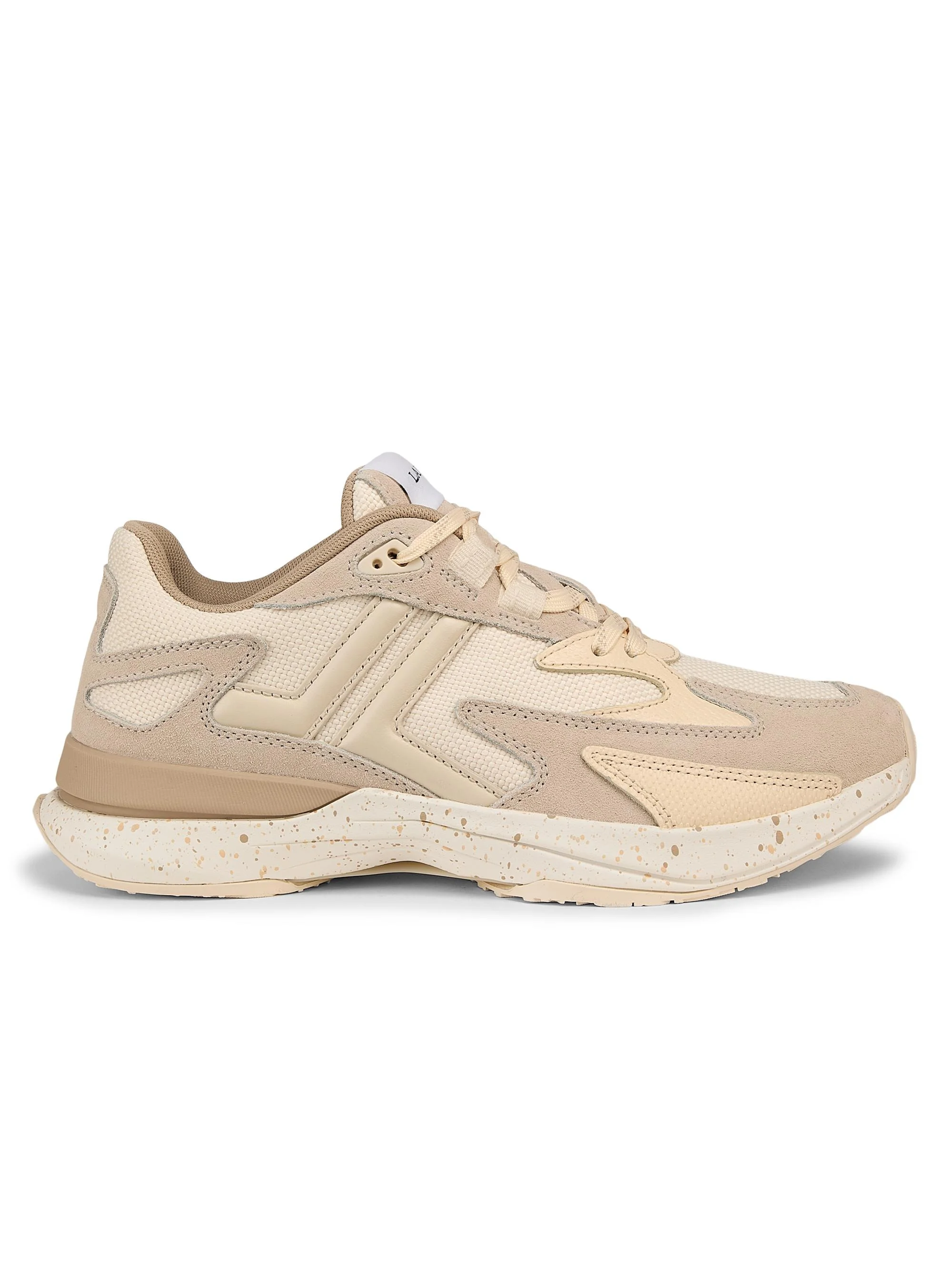 Women's Jla Low-Top Leather Sneakers - Beige Grey - 1