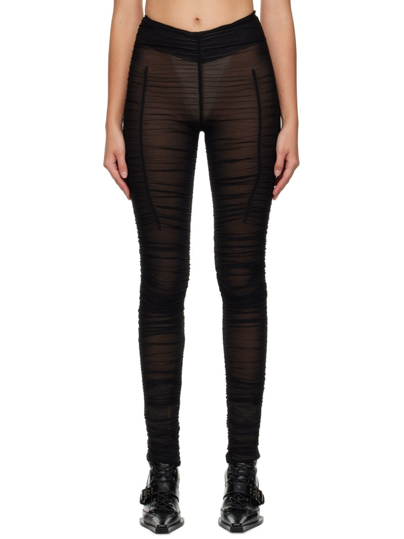 Ocilia ruched mesh trousers - 1
