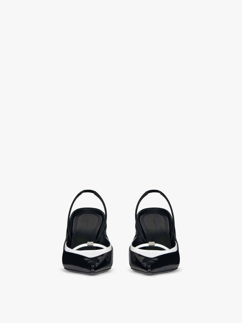 Givenchy RAVEN SLINGBACKS IN LEATHER outlook