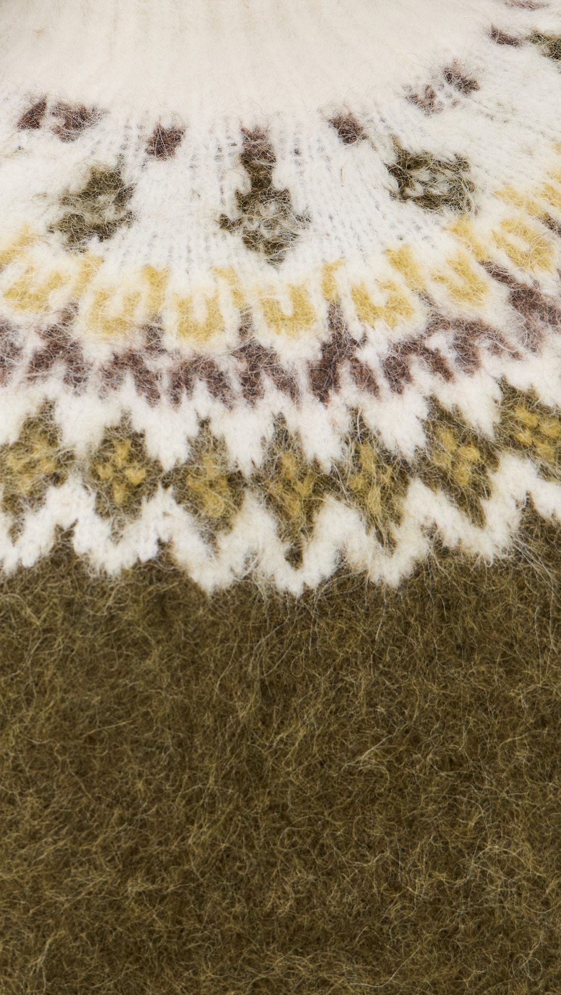 Beth Oversized Alapca Fair Isle Turtleneck - 5