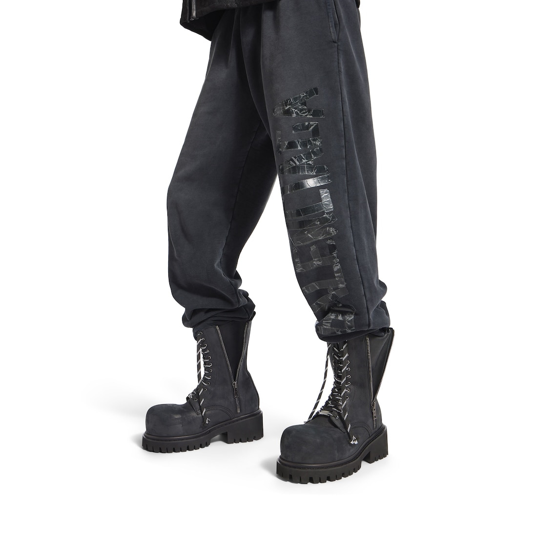 Men's Stomper Zipped Bootie in Black - 9