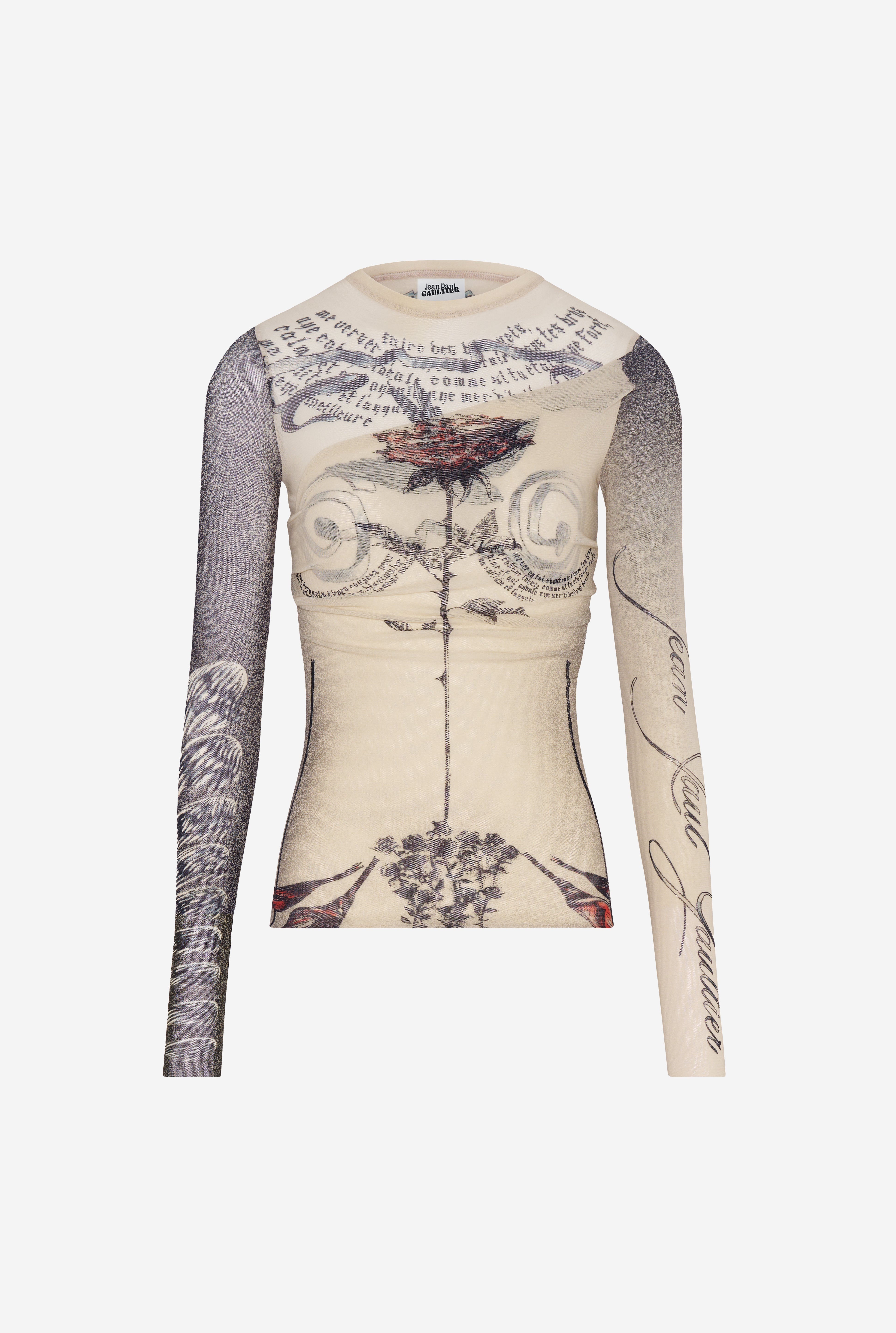 THE “TATTOO ROSE AND BIRD” TOP - 6