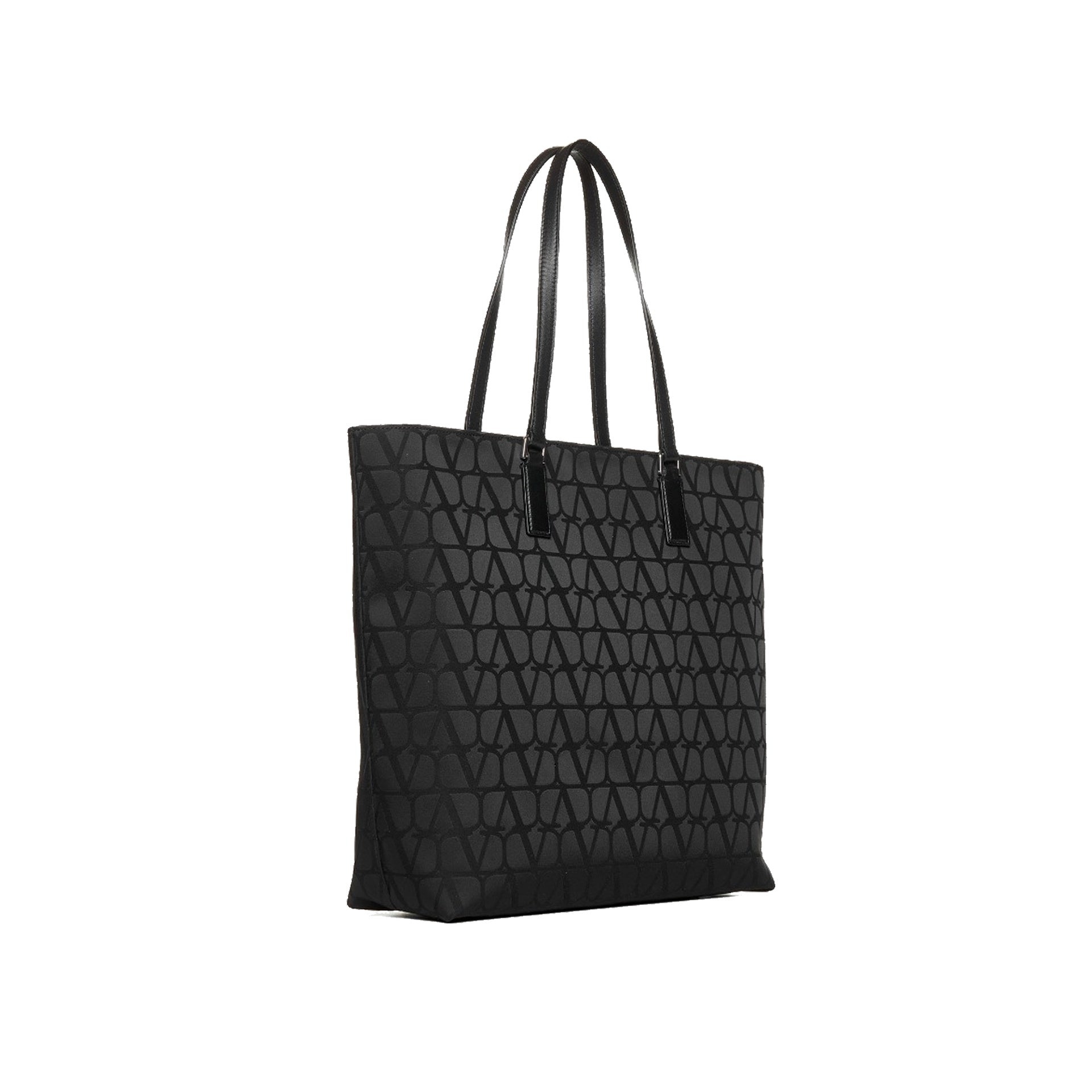 Toile Iconographe Shopping Bag in Technical Fabric with Leather Details - 3
