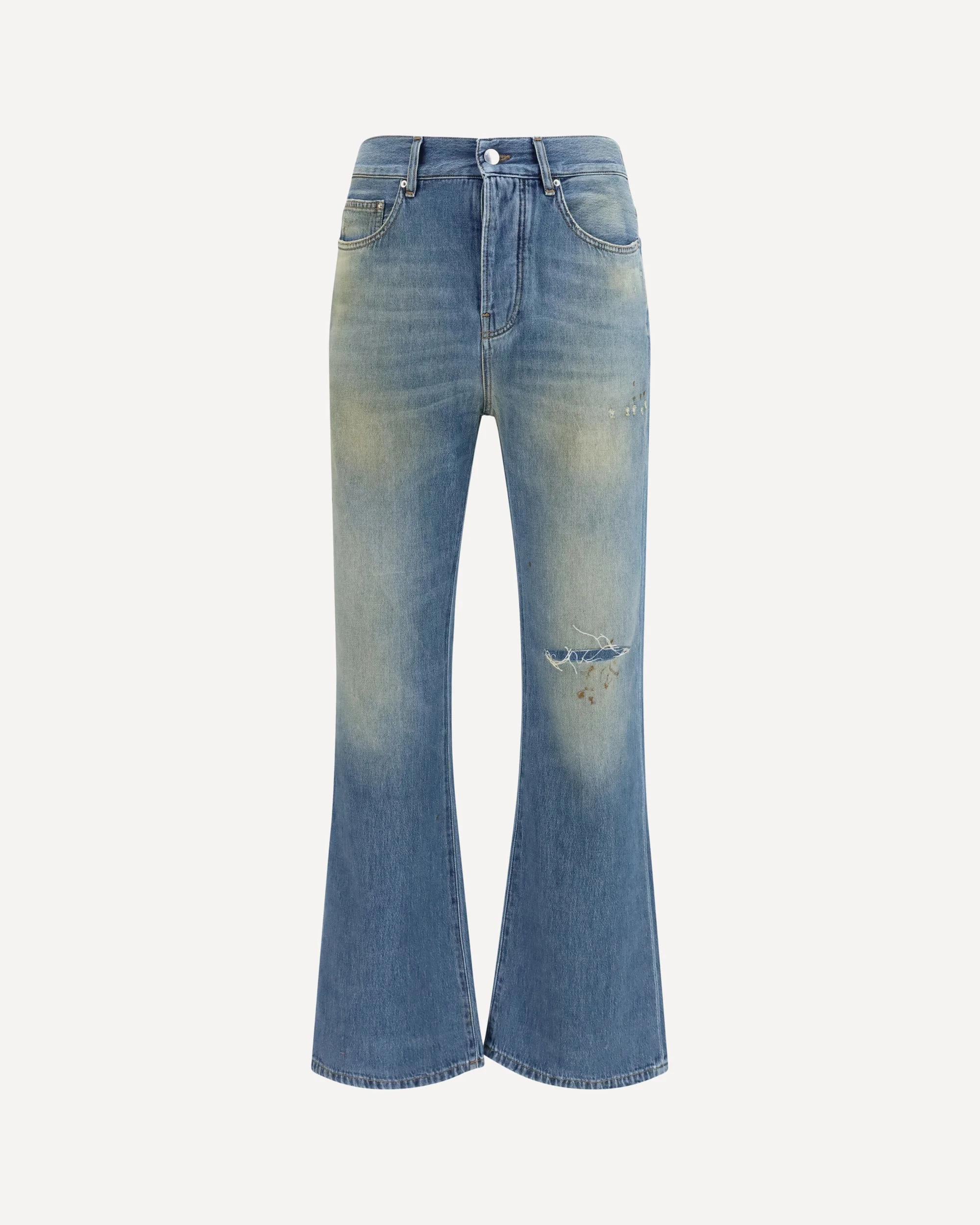 Slash flared distressed Jeans - 1