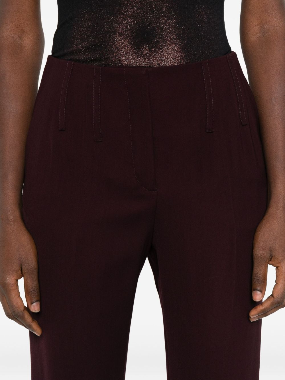 pleated wool trousers - 5