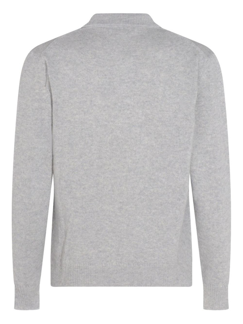 LARDINI polo-collar sweater outlook