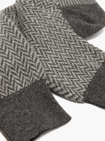 Ralph Lauren Herringbone cashmere-blend socks outlook