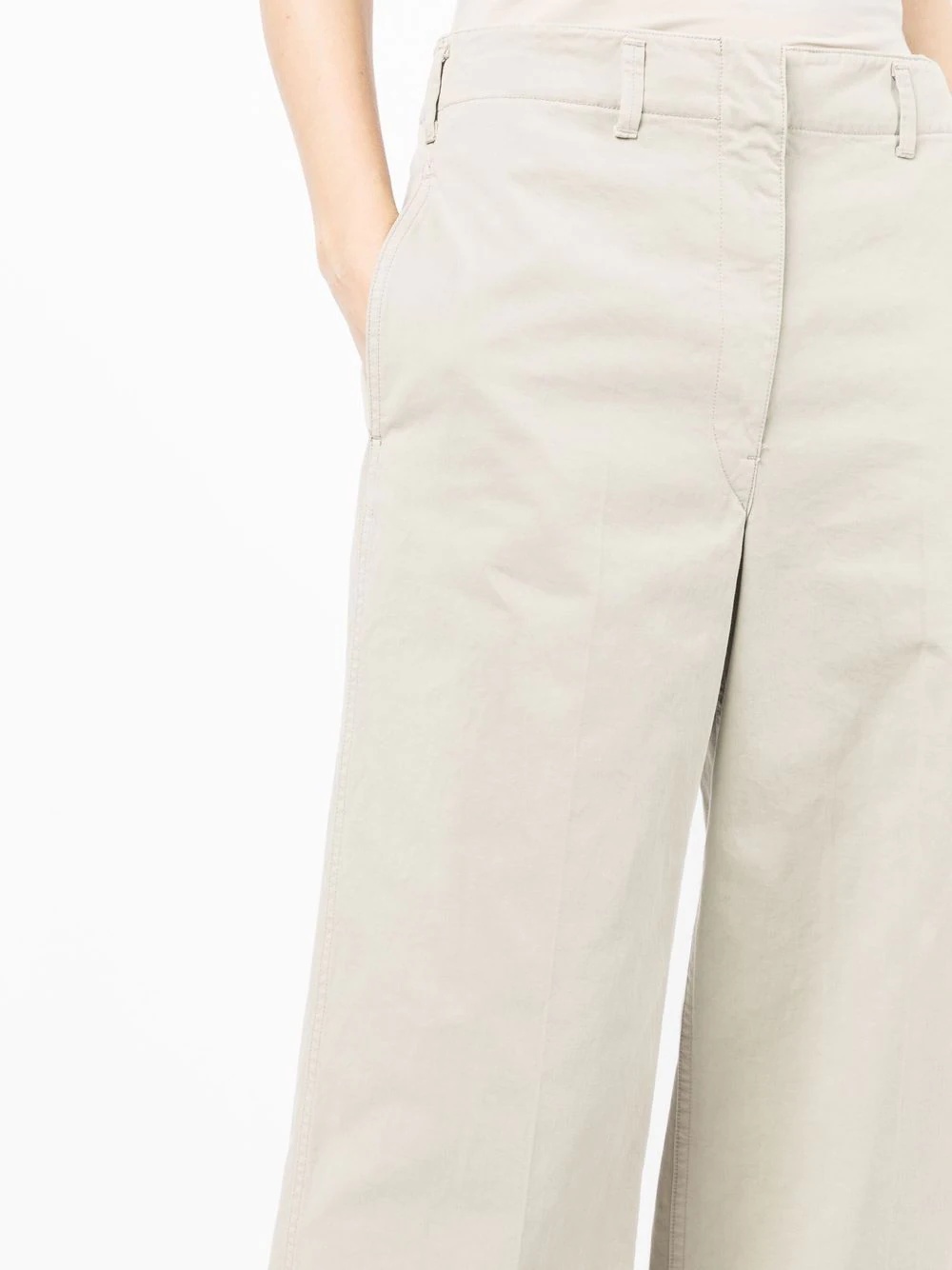 wide-leg tailored trousers - 5