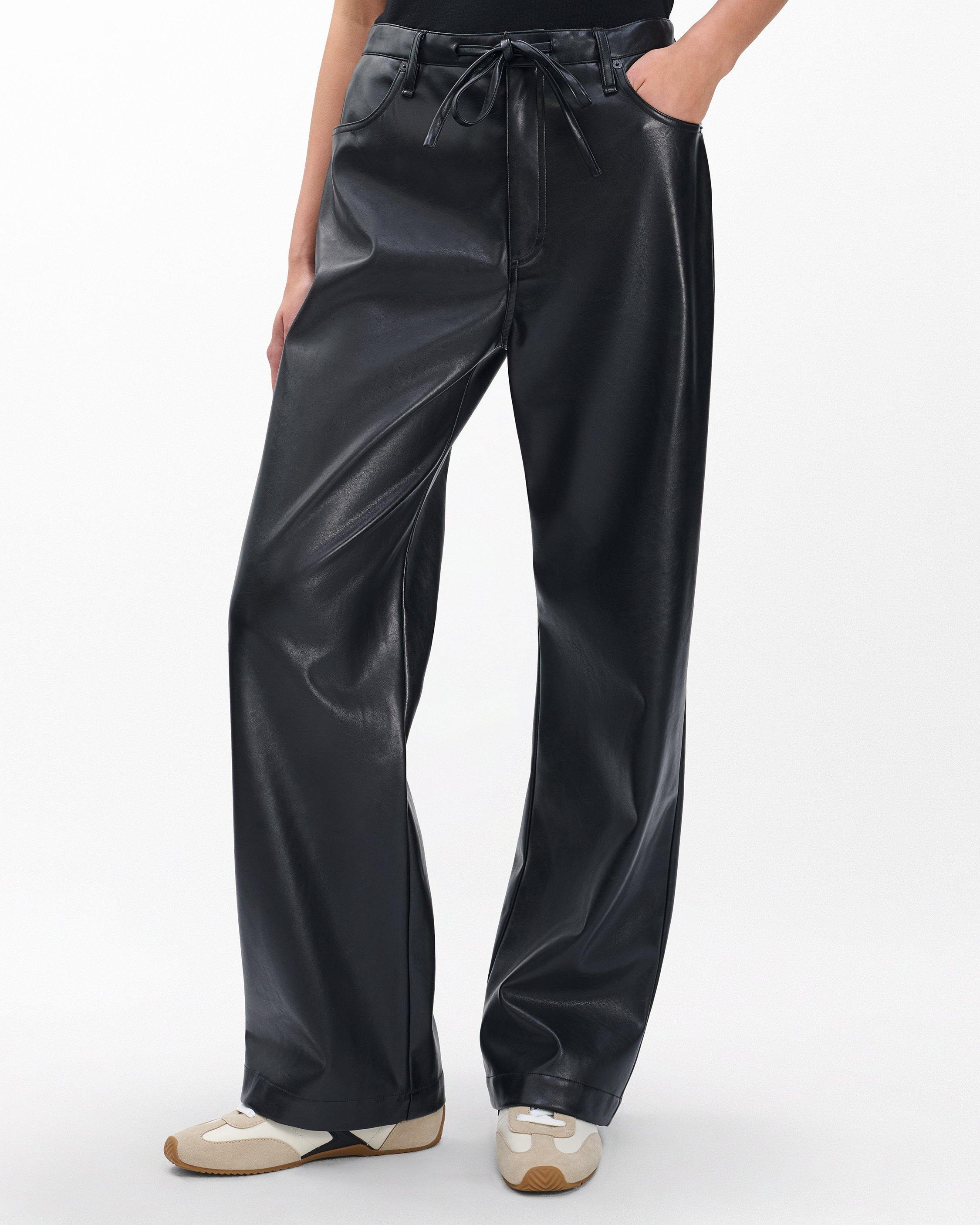 Phoebe Faux Leather Pants - 4