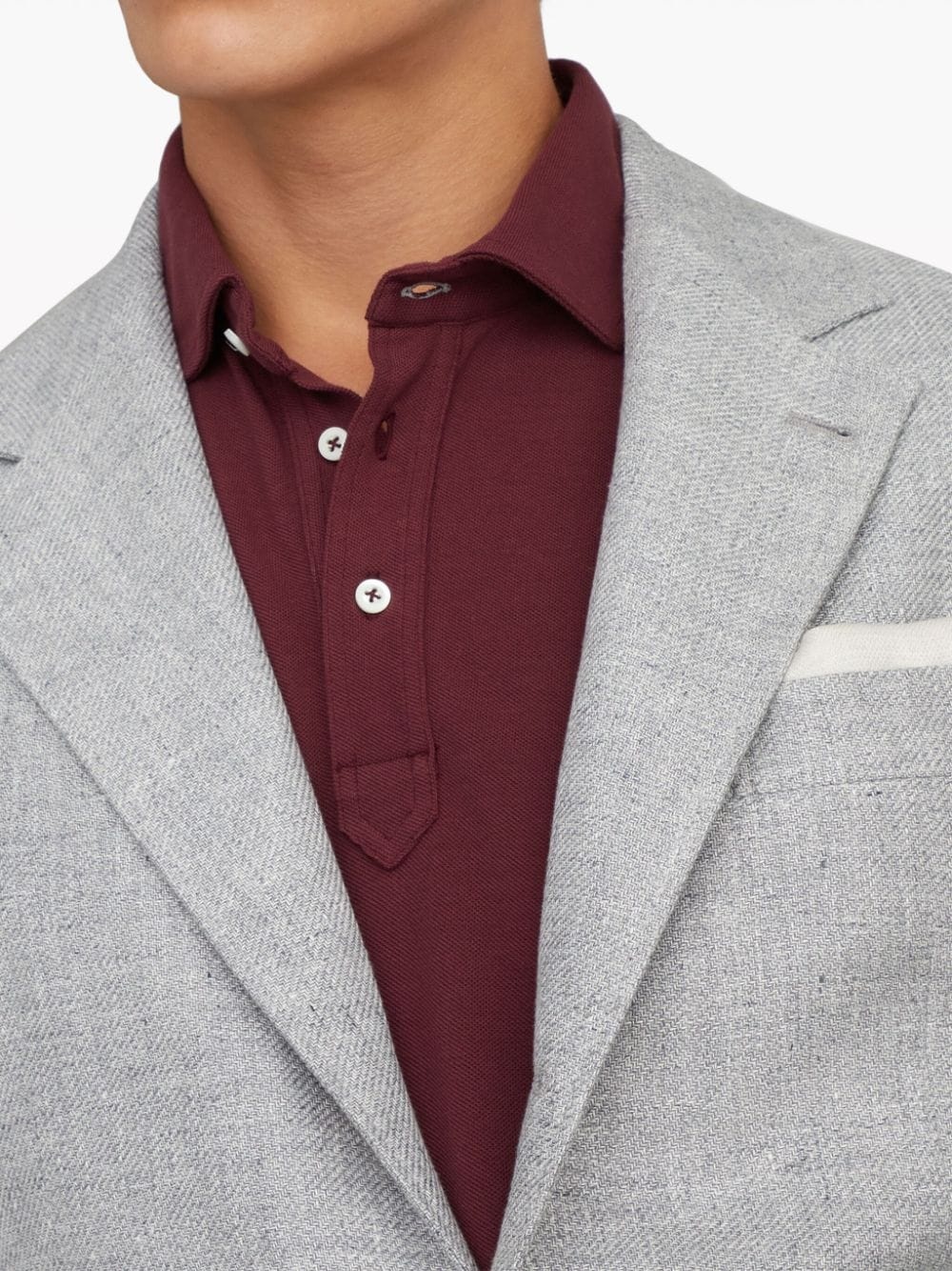 peak-lapels single-breasted blazer - 5