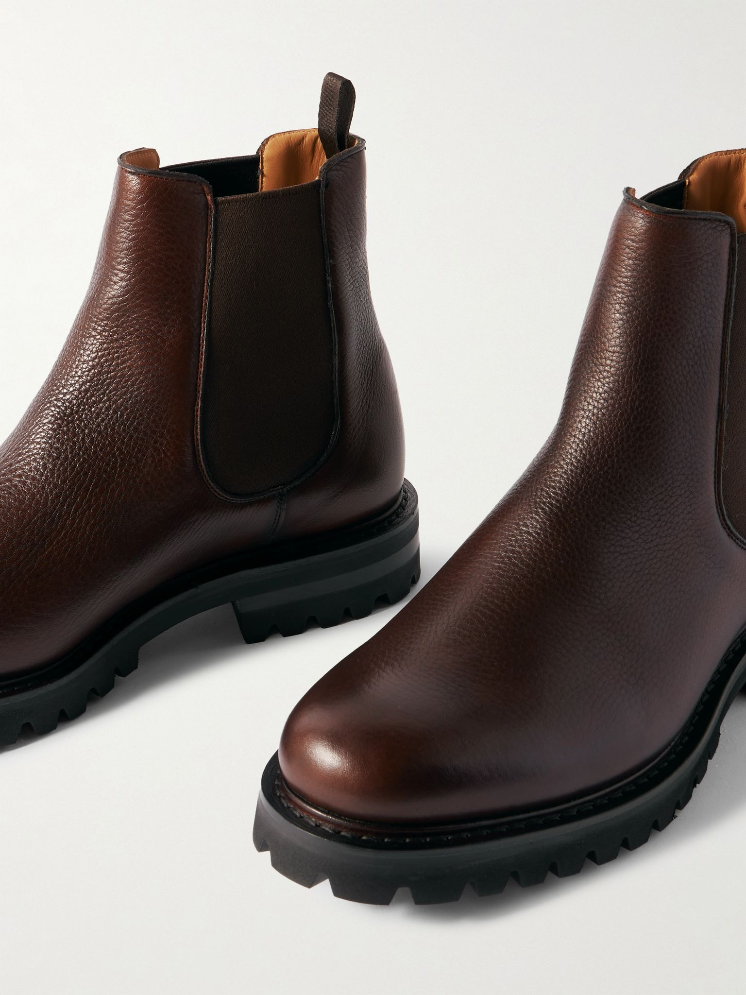 Cornwood 3 Full-Grain Leather Chelsea Boots Dark brown - 6