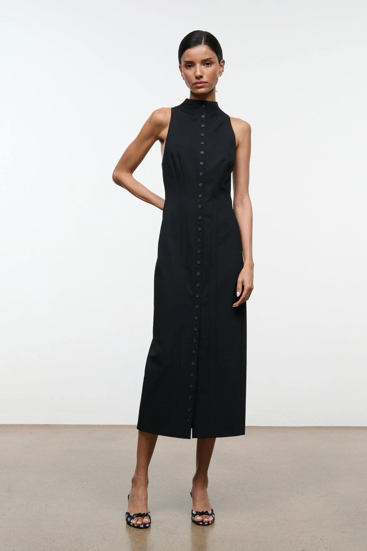 STAUD ARIS DRESS BLACK - 1