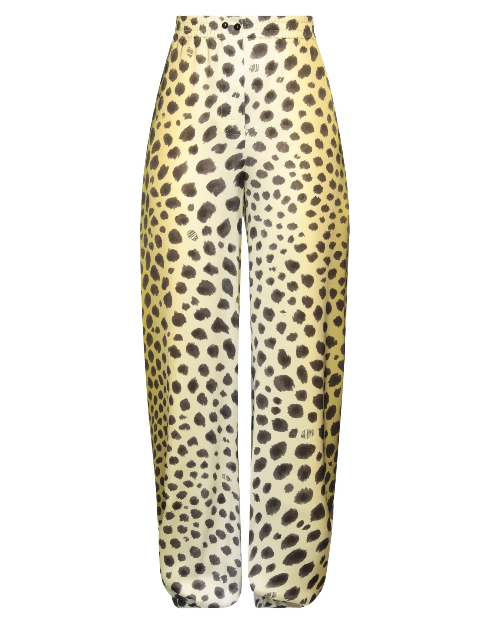 Light yellow Women's Casual Pants - 1