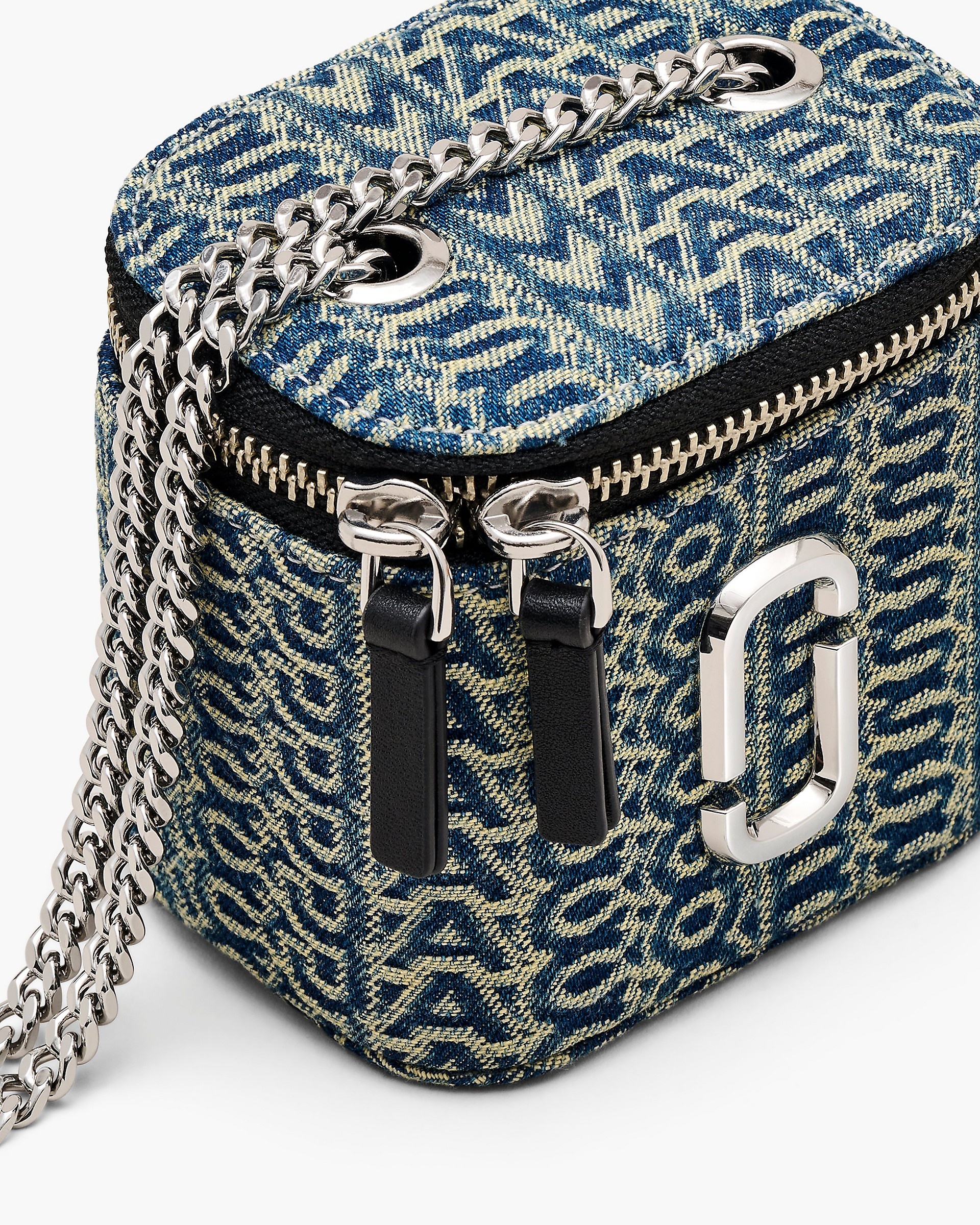 THE MONOGRAM DENIM J MARC MINI VANITY BAG - 3