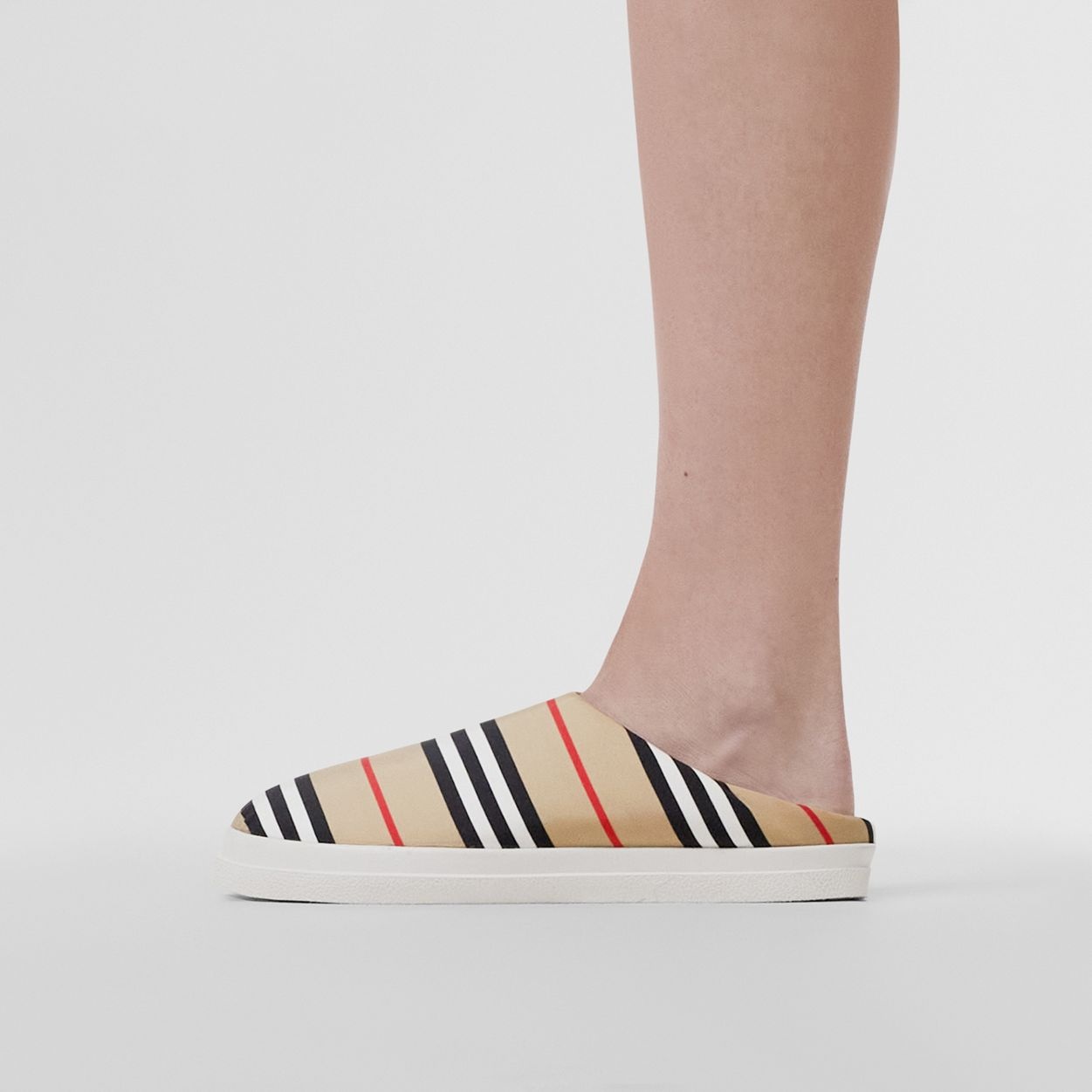 Icon Stripe Nylon Slippers - 4