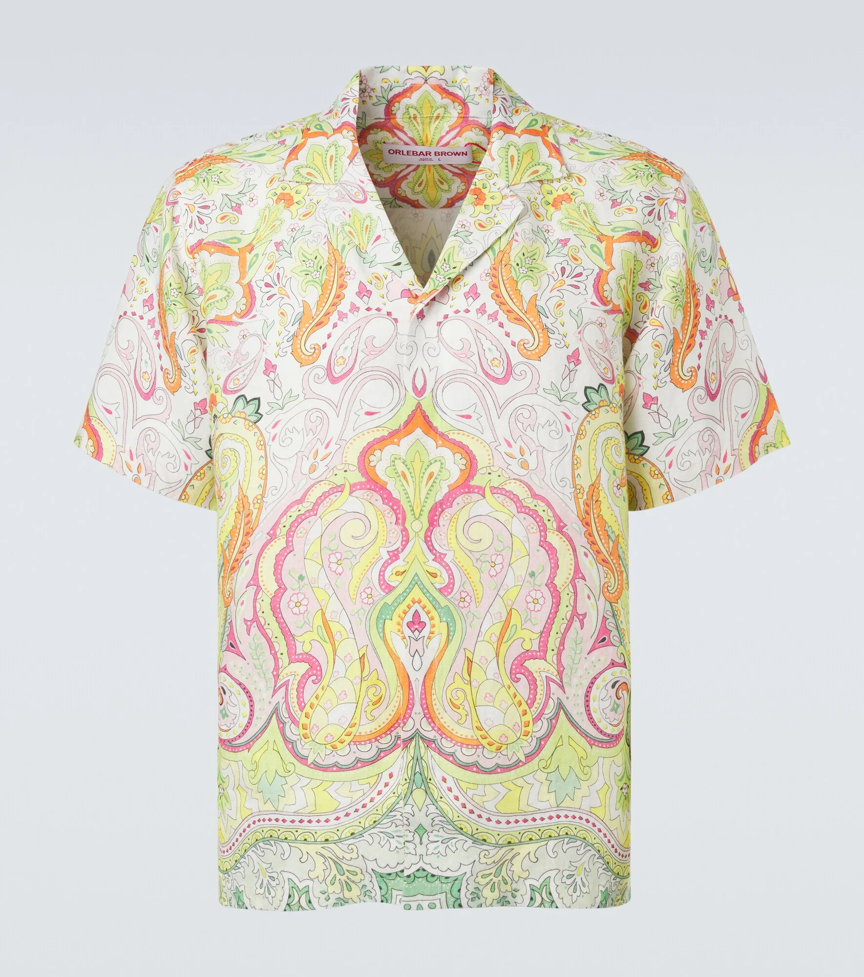 Maitan printed linen shirt - 1