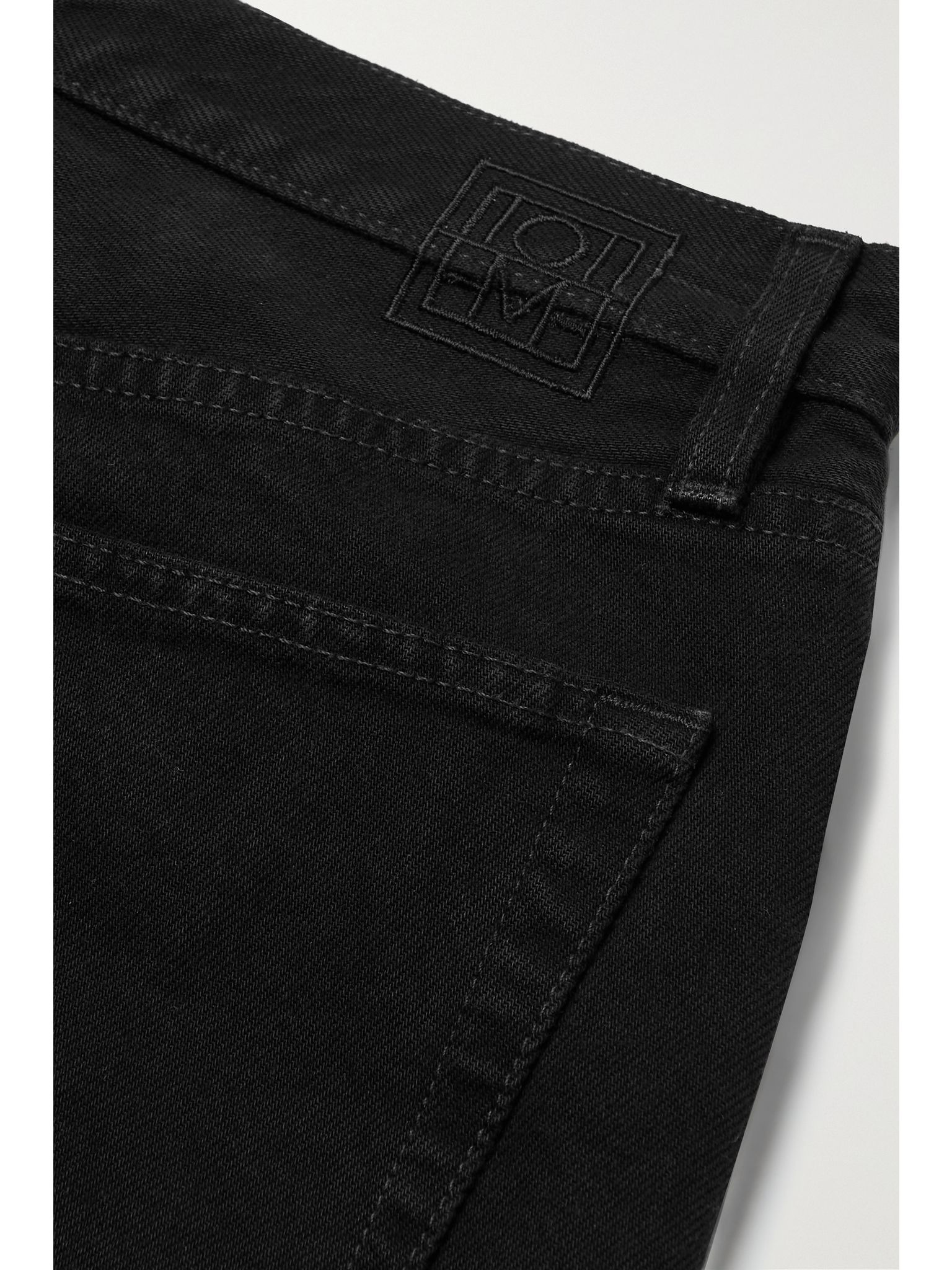Classic Cut high-rise straight-leg organic jeans Black - 6