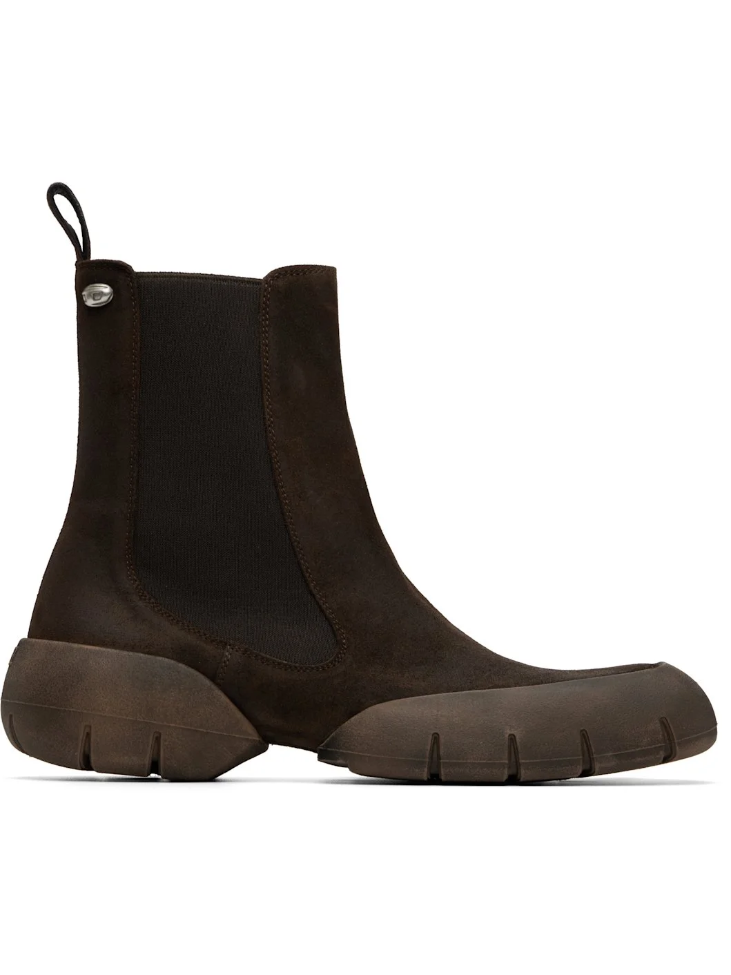 Brown D-Mathieu Suede Chelsea Boots - 1