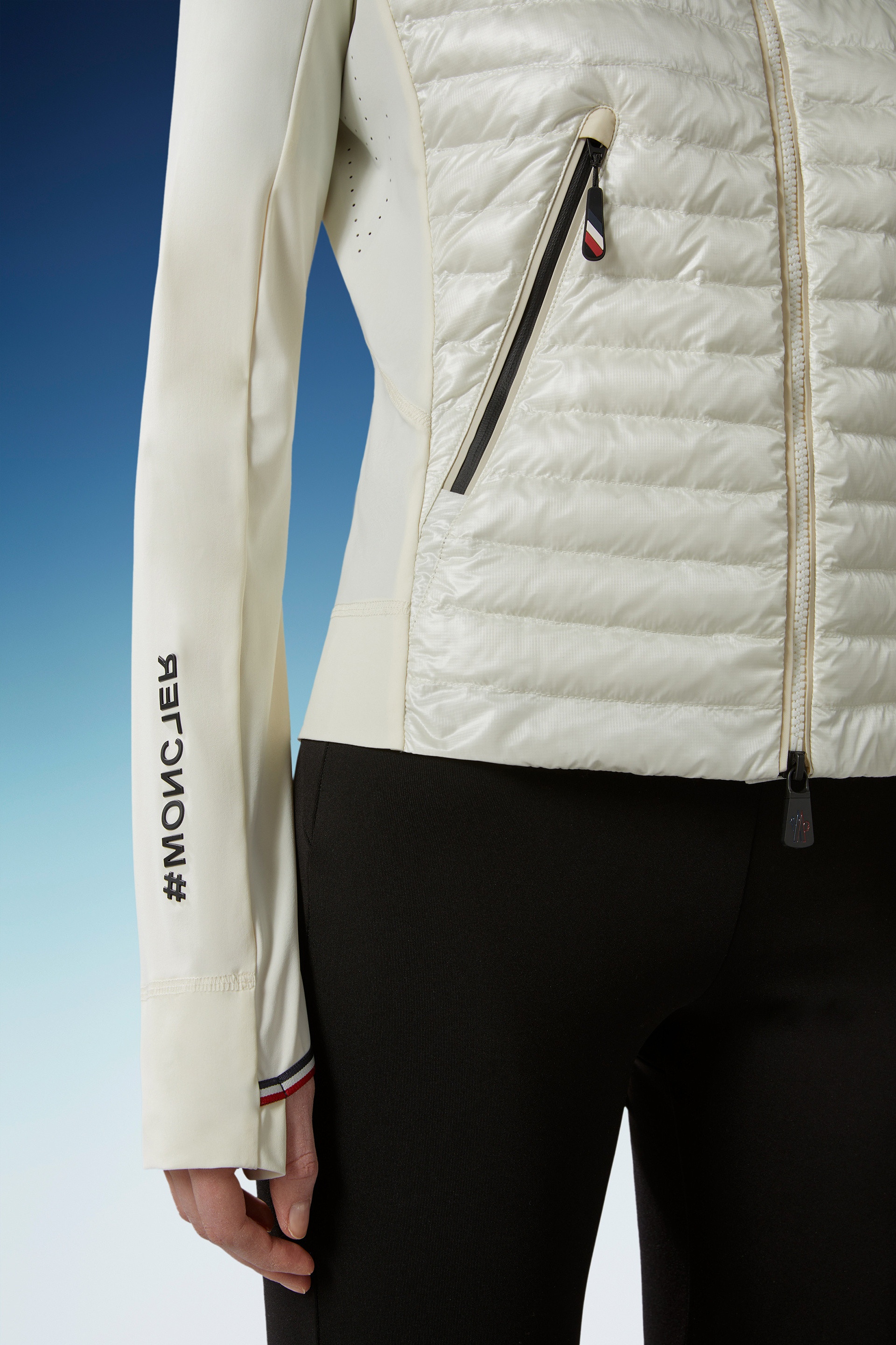 Padded Zip-Up Sweatshirt - 6