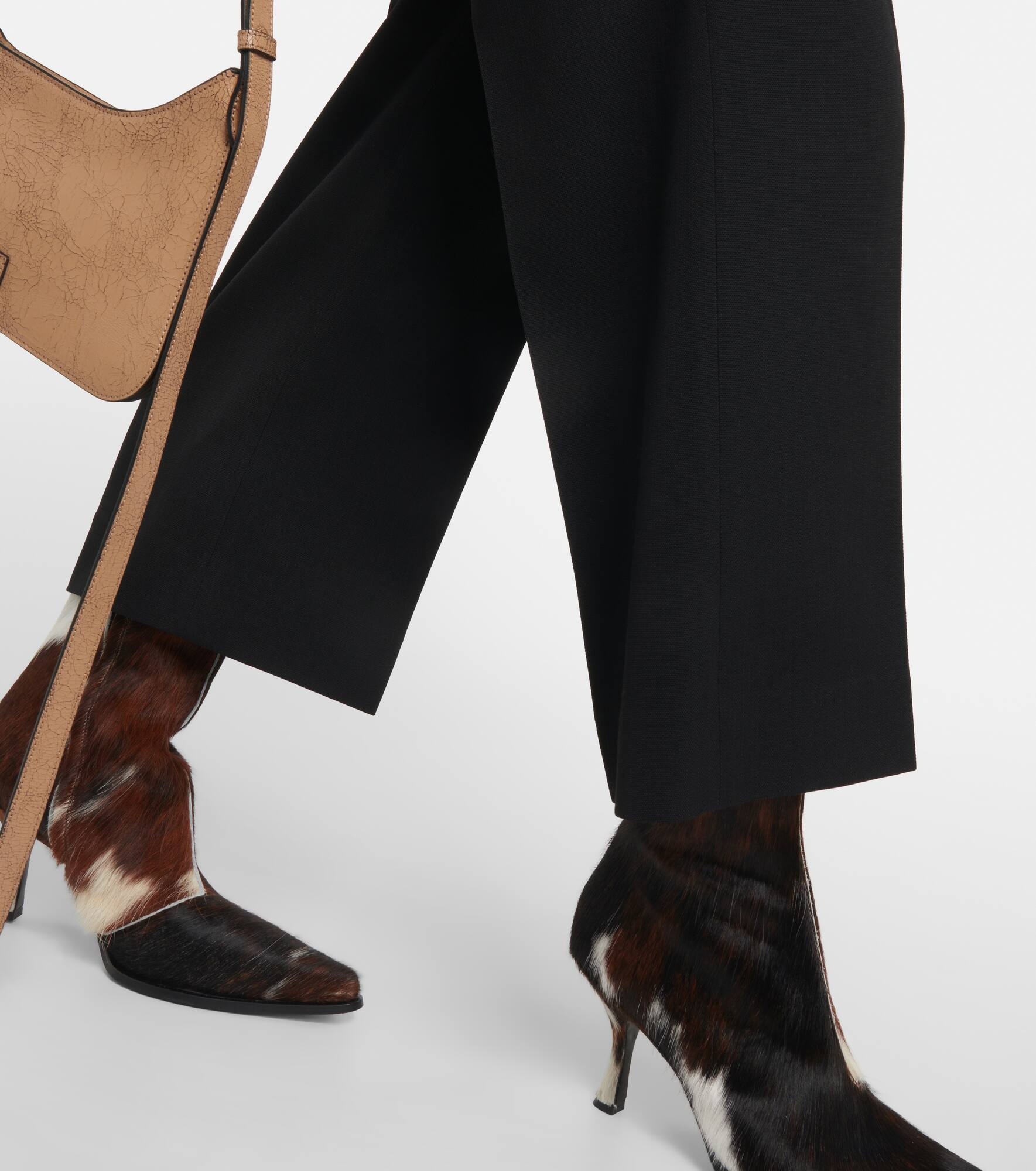 High-rise pleated straight pants - 5