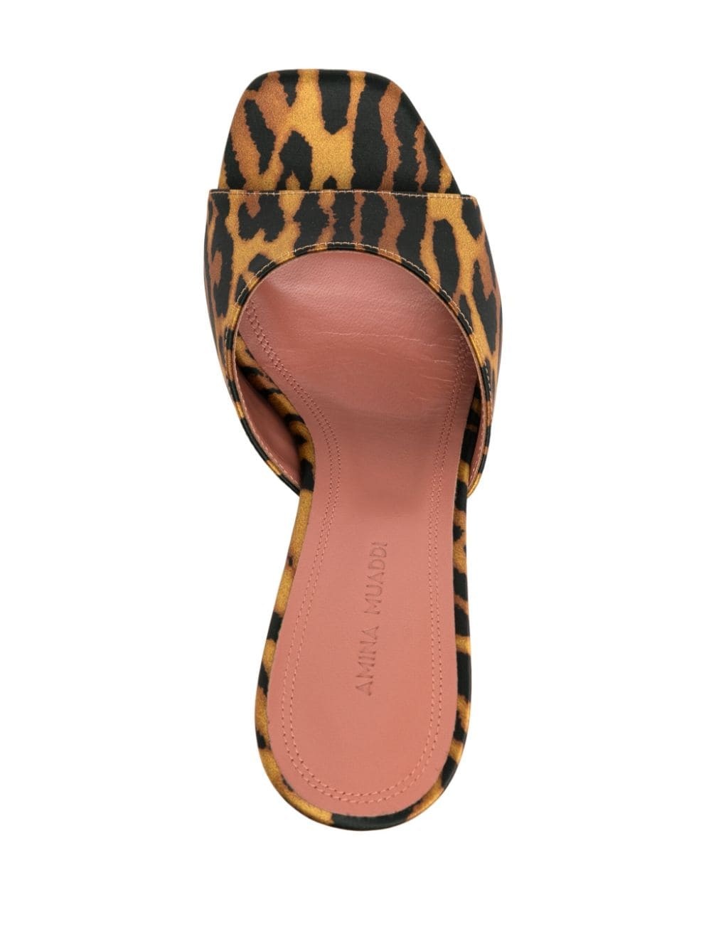 Lupita 95mm tiger-print mules - 4